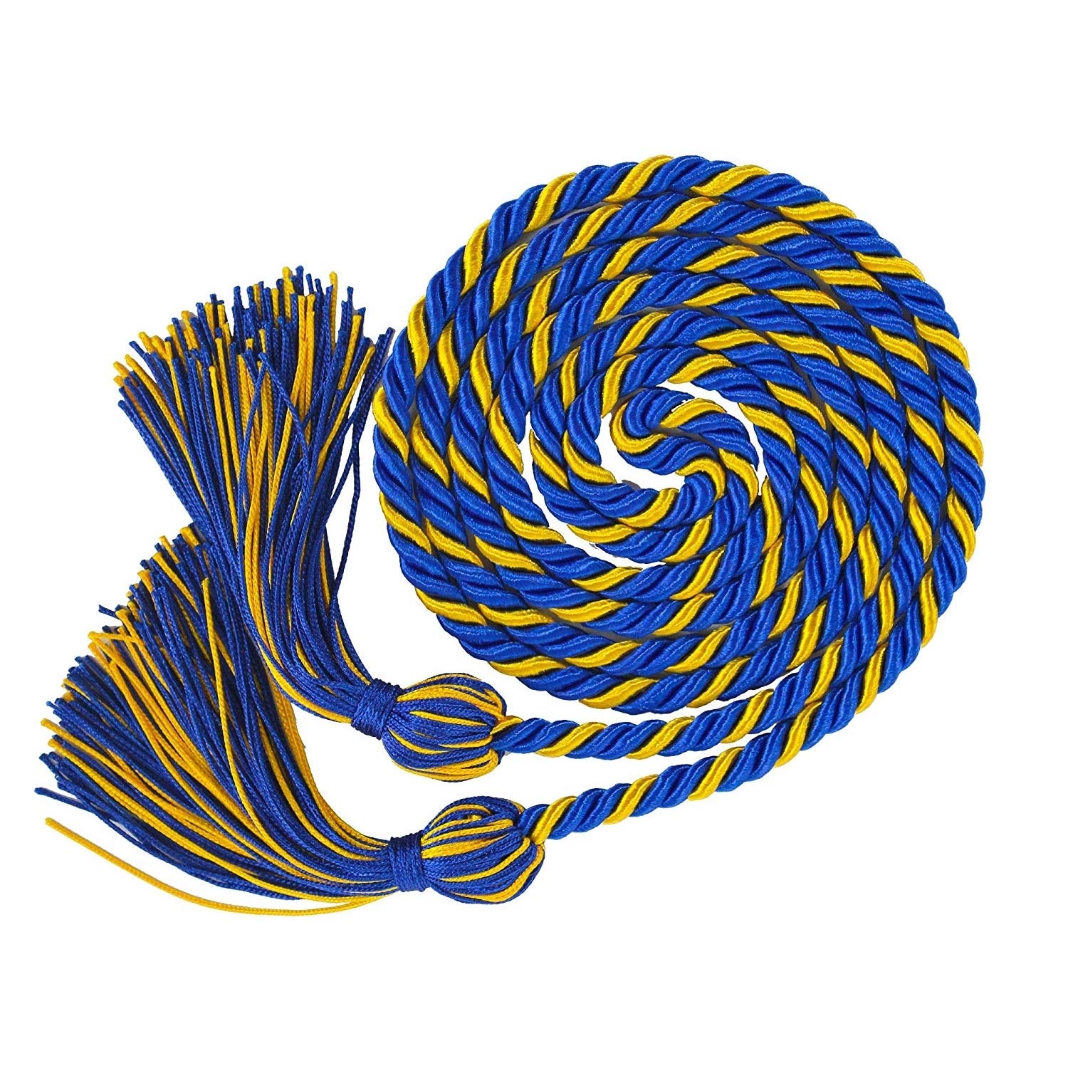 GraduatePro Graduation Honor Cord with Tassel 68" Long for Bachelor Gown Master Doctoral Royal Gold