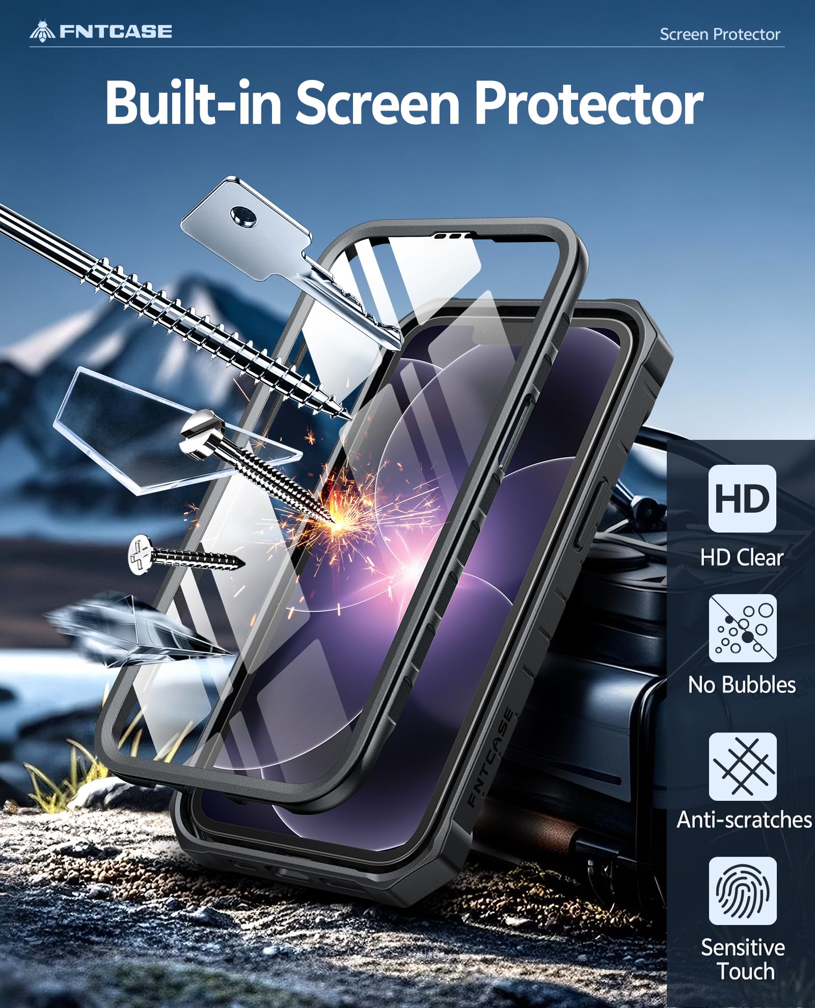 FNTCASE Funda para teléfono 17e