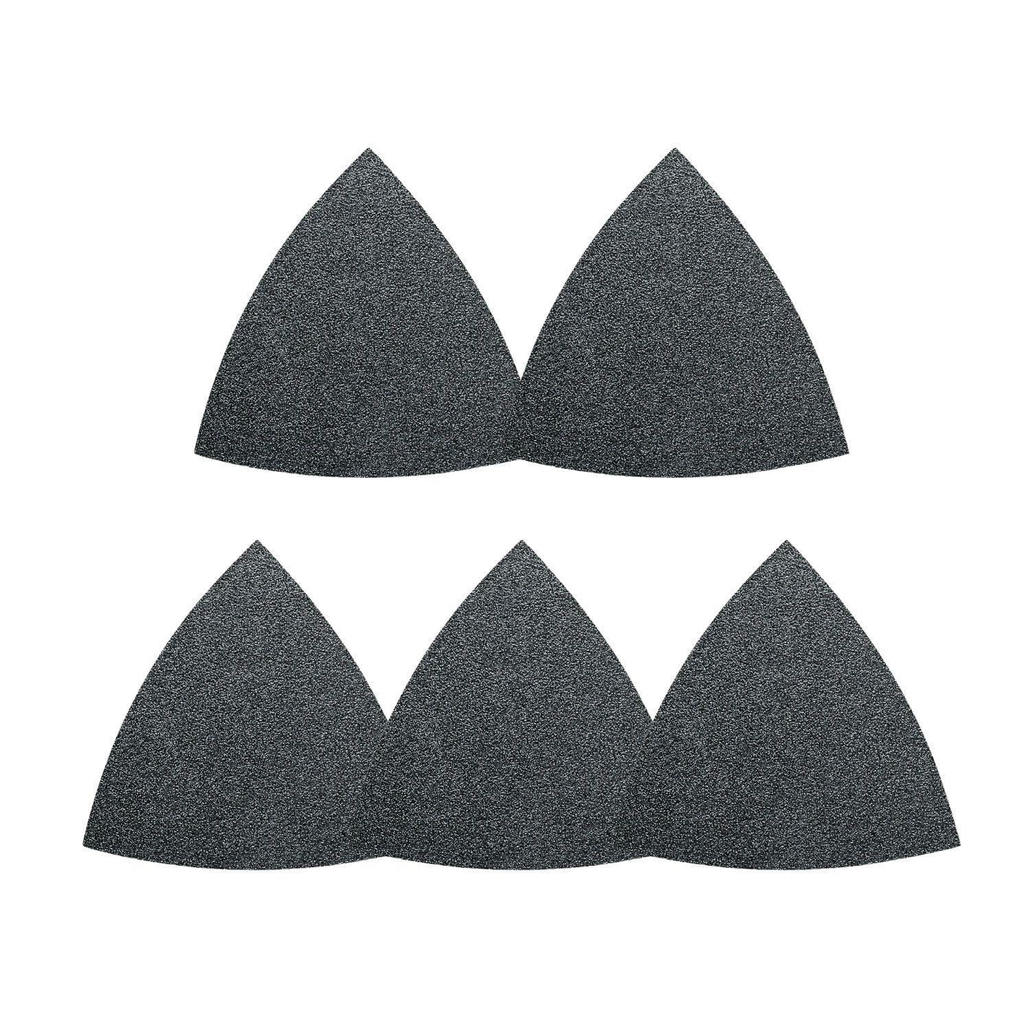 Fein Sanding Sheets with Hook & Loop Attachment - Aluminum Oxide, Full Resin Bond, Multi-Material Use, Unperforated, 60 Grit, 3-1/8" Edge Length, 5-