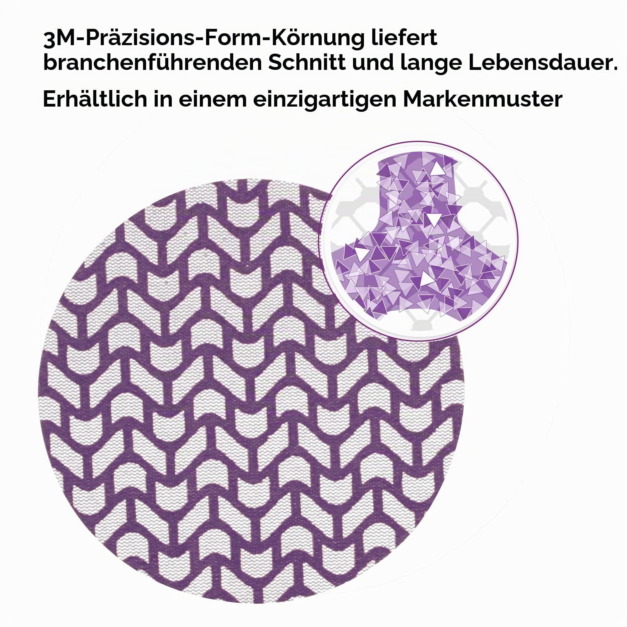 3M Xtract Cubitron II Net Disc 710W, 6" x NH, 80+, 120+, 180+, 220+, 240+, 320+, Multipack, 12 pro Inner, 20 pro Hülle