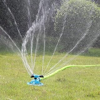 Sponsored Ad - Sene Lawn Sprinkler Automatic Garden Water Sprinklers Lawn Irrigation System Large Area Coverage Rotation 3...