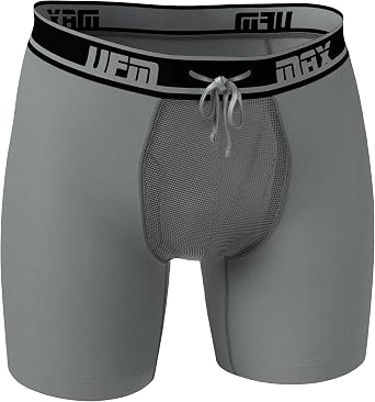 Polyester Camo Boxer Briefs - 6 Inch Inseam - MAX Support Pouch by UFM
