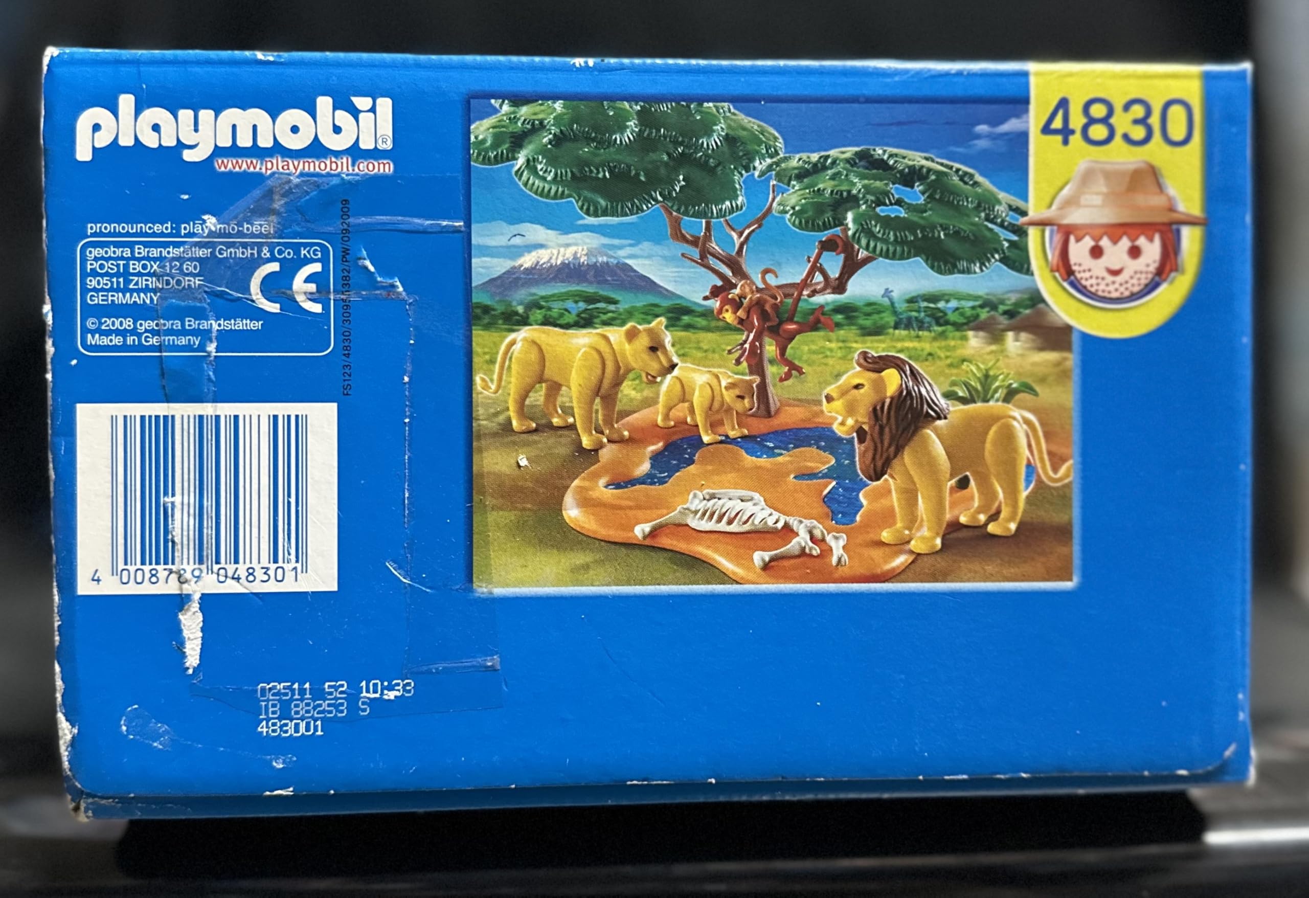 Playmobil Africa 4830 Leone con Scimmia