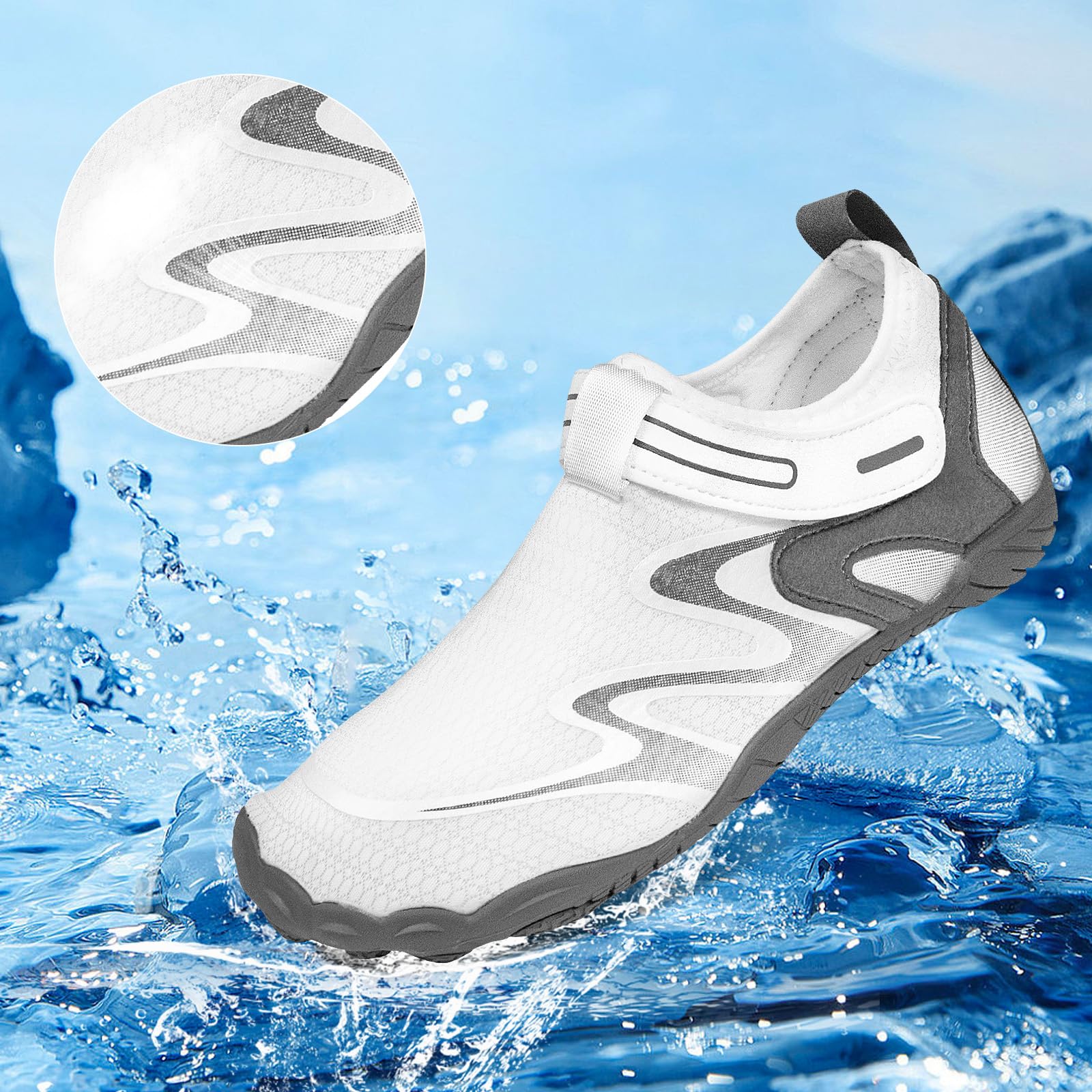 Damskie buty do wody, plażowe, do pływania, fitnessu, lekkie buty sportowe, buty halowe