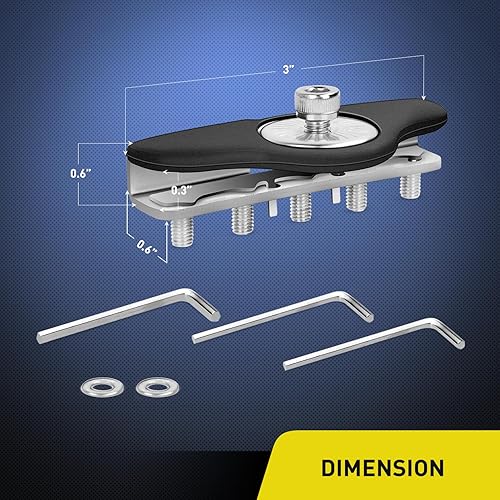 Miniatura 2 de Nilight NI90025B - Soportes de montaje para barra de luz LED, 2 unidades, soporte de montaje para barra de luz de trabajo LED, cubierta universal,