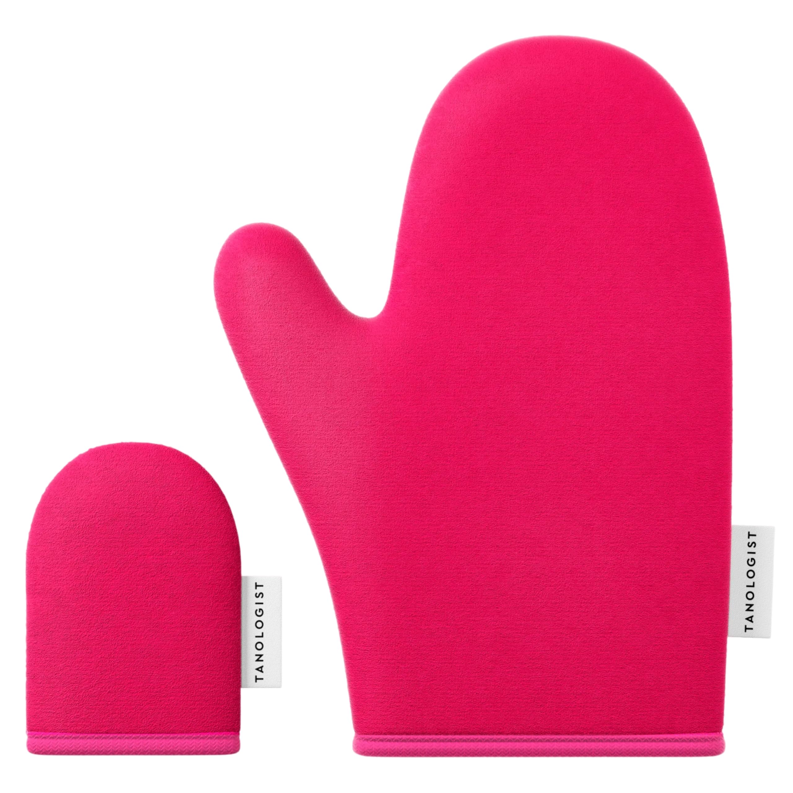Tanologist Self-Tanning Face & Body Mitt Duo, Reusable & Machine Washable, Double-Sided Soft Mitts, Flawless Streak-Free Tan, Water-Resistant Barrier, Easy Mess-Free Application