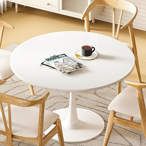 Minimalist Mid-Century Tulip Dining Table