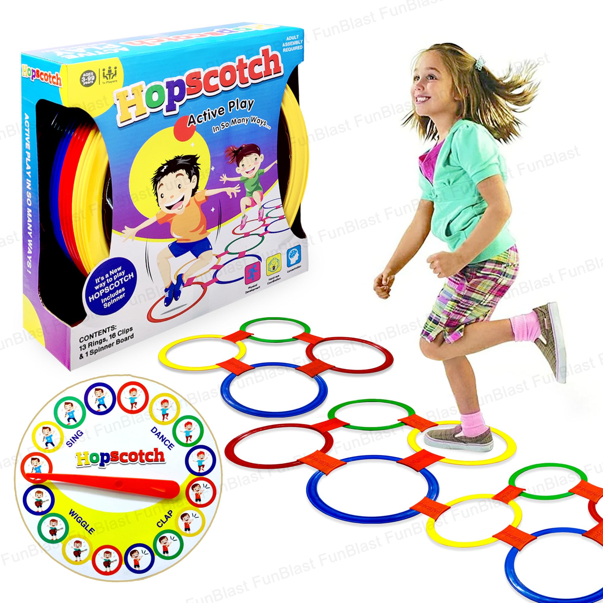 See full amazon price history chart for FunBlast Hopscotch Active Indoor Play with Rings Game for Kids - Kids Hopscotch Game, Educational Colorful Rings Game for Kids, Indoor and Outdoor Games for Kids (Multicolor) FunBlast Hopscotch Active Indoor Play with Rings Game for Kids - Kids Hopscotch Game, Educational Colorful Rings Game for Kids, Indoor and Outdoor Games for Kids (Multicolor) (B0CKW4MS99) Amazon Price History, Amazon Price Tracker