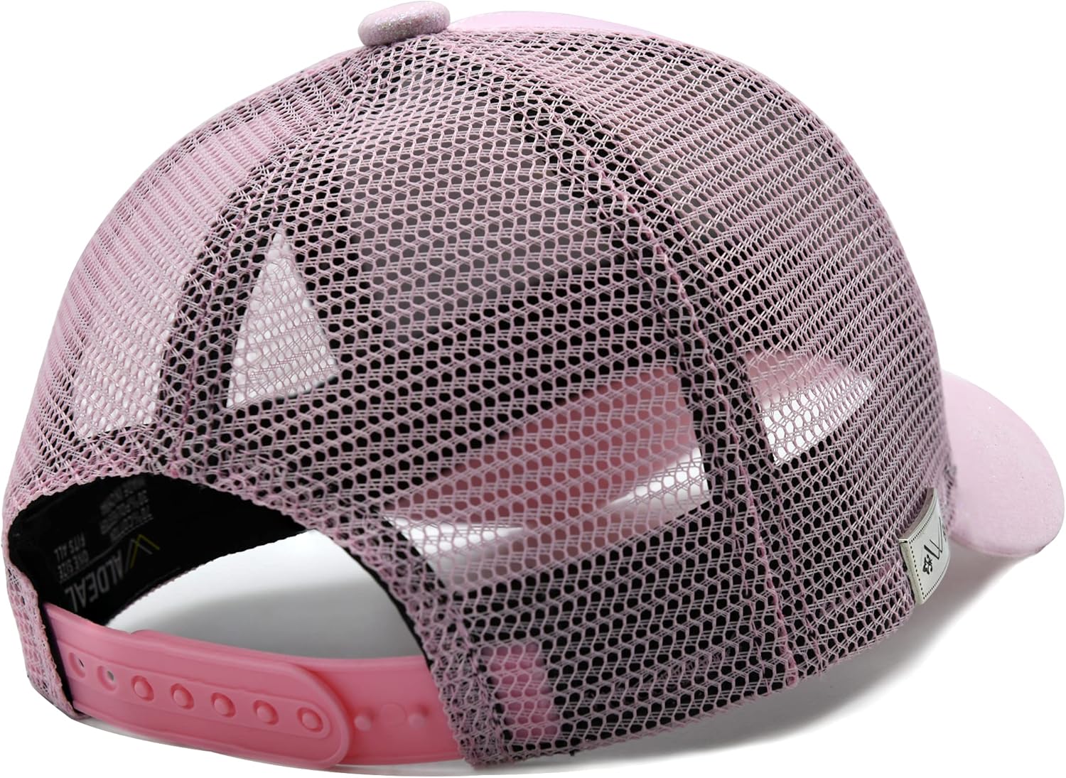 Waldeal Cute Unicorn Hat for Girls Adjustable Mesh Trucker Cap for Kids 3-10 Ages Pink - Image 5
