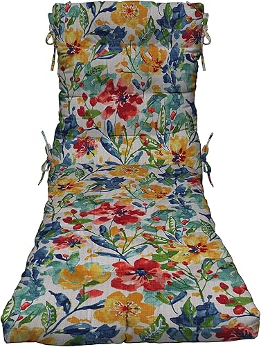 RSH Décor - Cojín de repuesto para silla de salón copetuda para interiores y exteriores, elige color (Oakmont Hightown Festival)