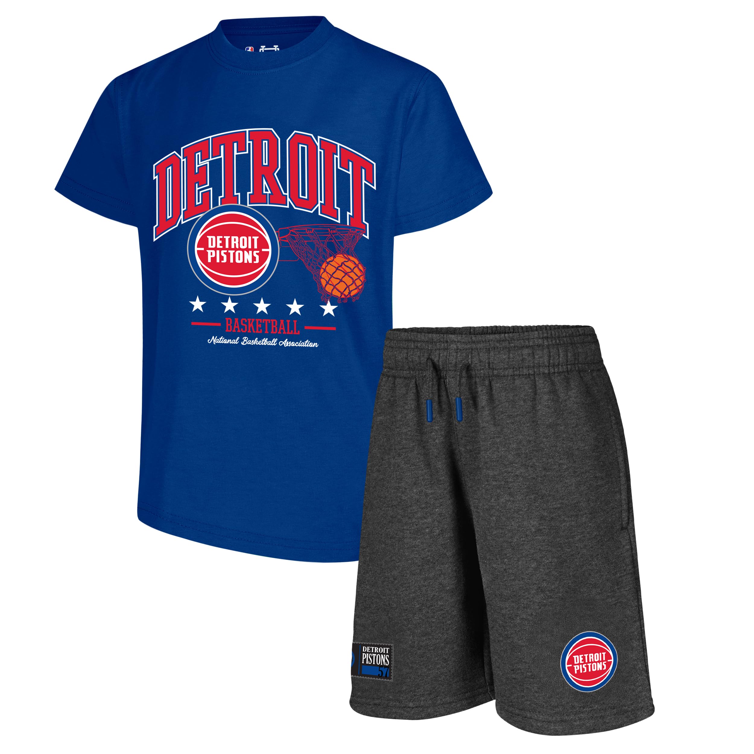 Ultra Game Conjunto de camiseta y pantalones cortos de baloncesto oficiales de la NBA para niños