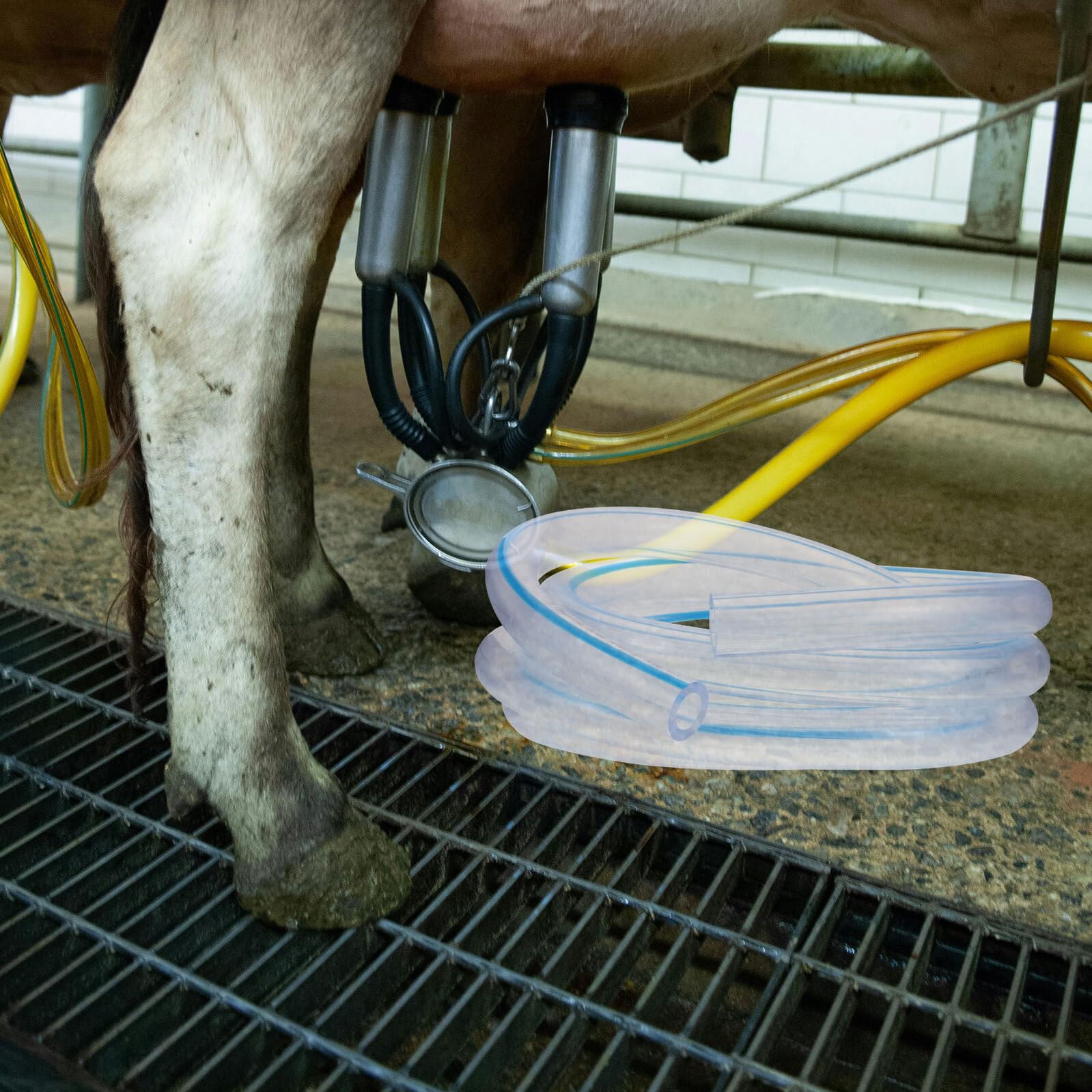 Zerodeko di Mungitura senza Giunzioni in Pvc Trasparente per Mucche e Capre Facile Monitoraggio del Flusso di Latte per in e Impianti Lattiero-caseari