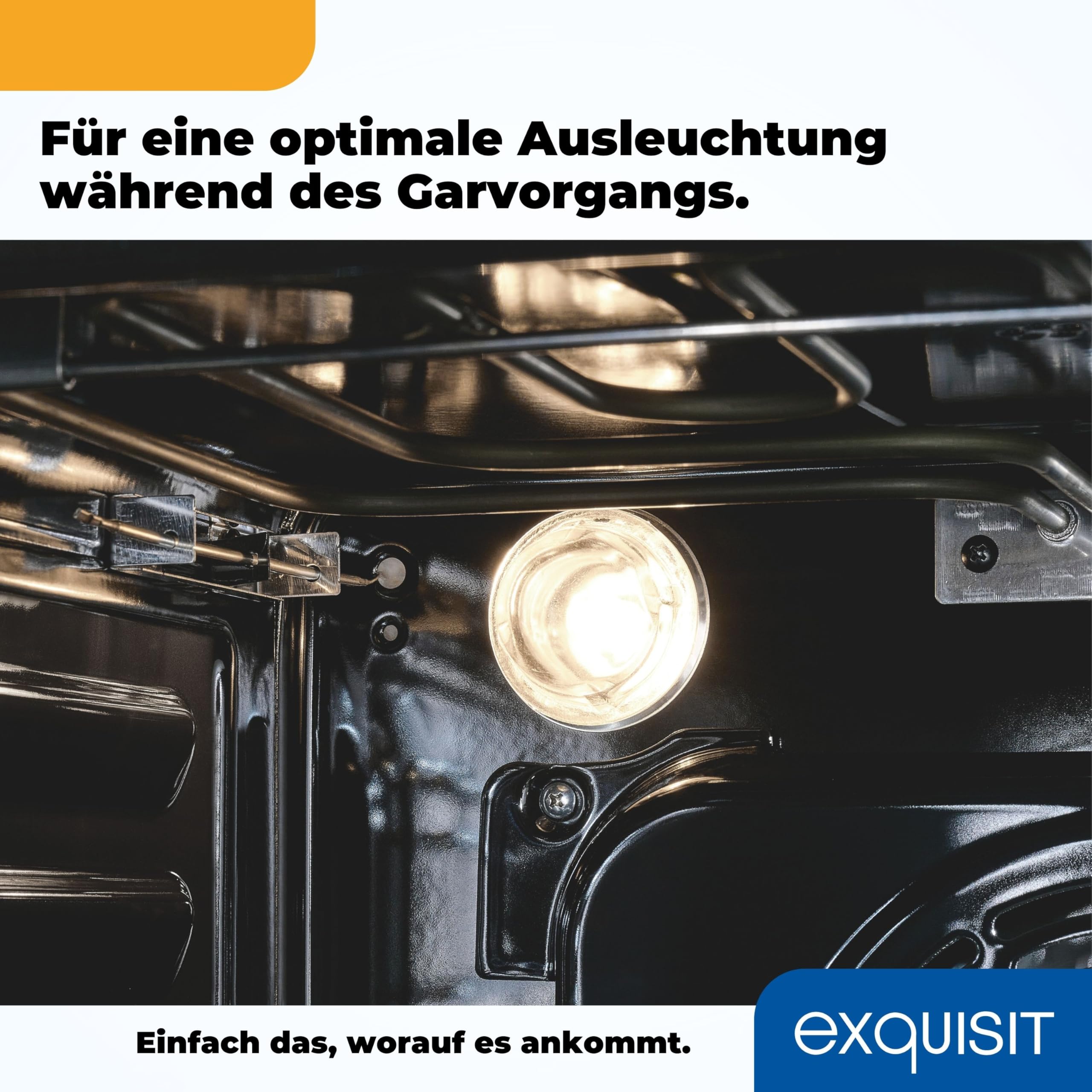 Exquisit Einbaubackofen EBE255-U-020 schwarz 59,0 l Garraum Umluft 60 cm