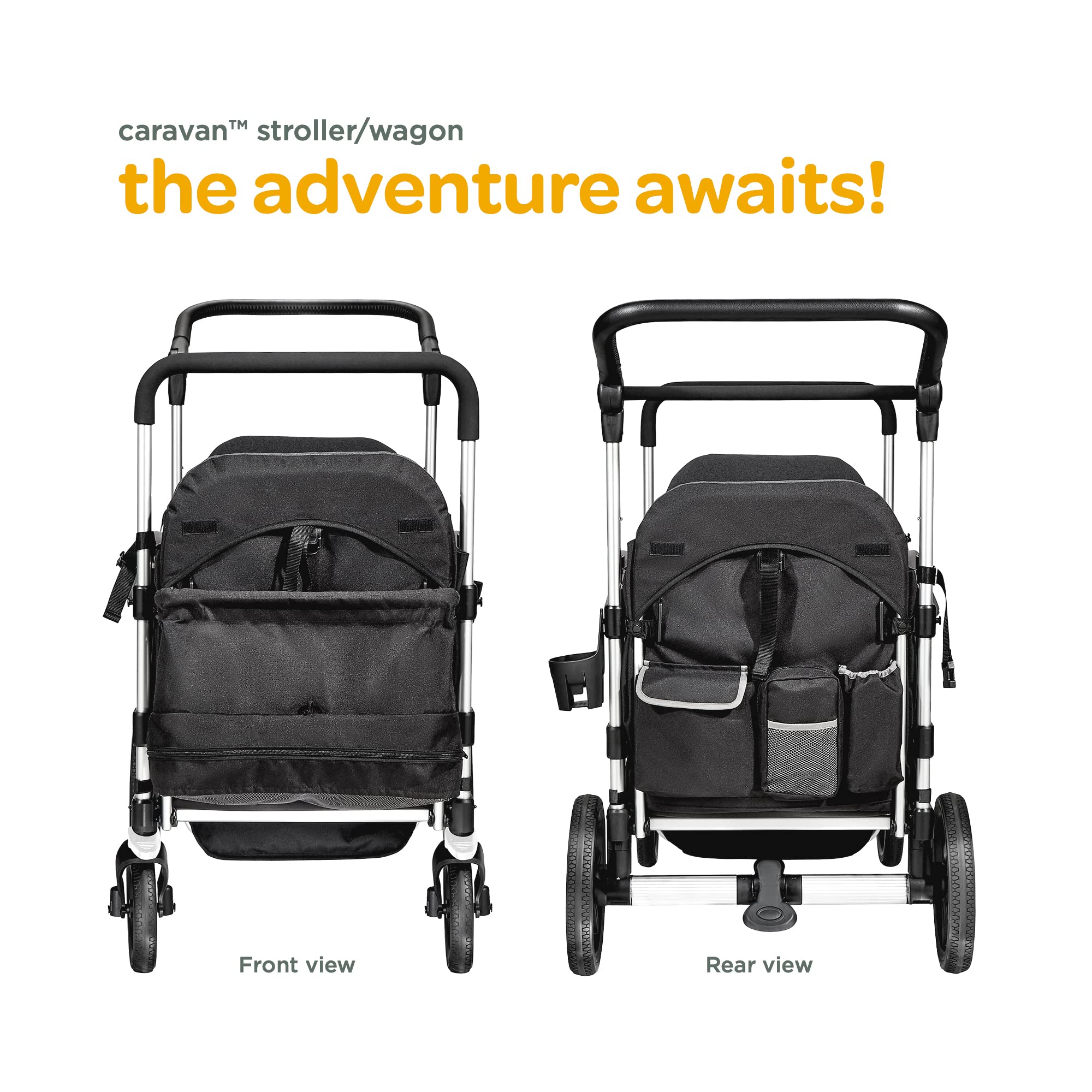 Larktale caravan - Double Seater Collapsible Wagon, All | B2B Liquidation