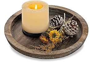 Rustic Wood Candle Holder by Romadedi