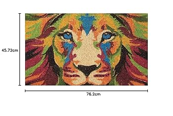 Amazon | Abbott Collection 35-FWD-AN-1898 抽象的なライオンの