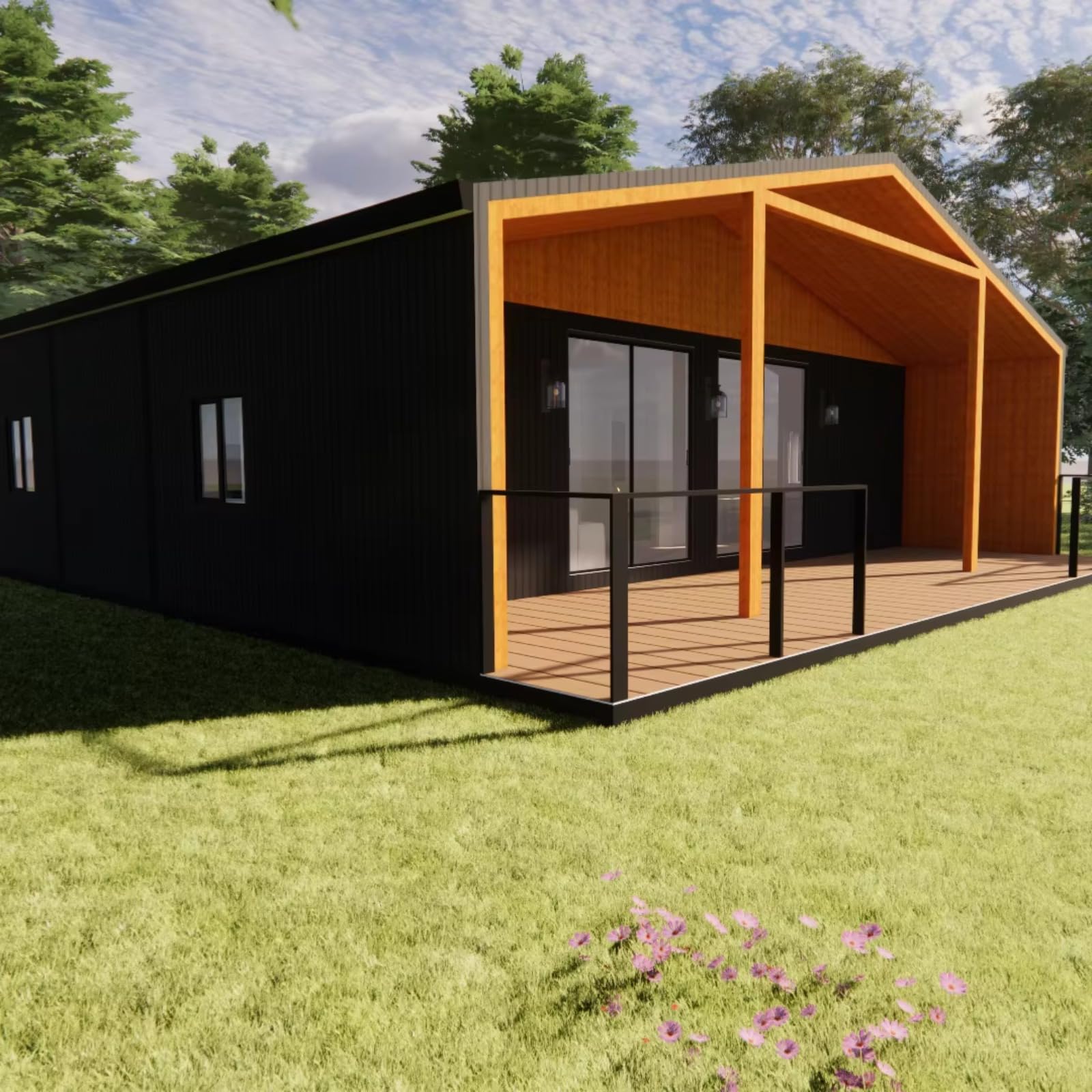 Villa préfabriquée extensible