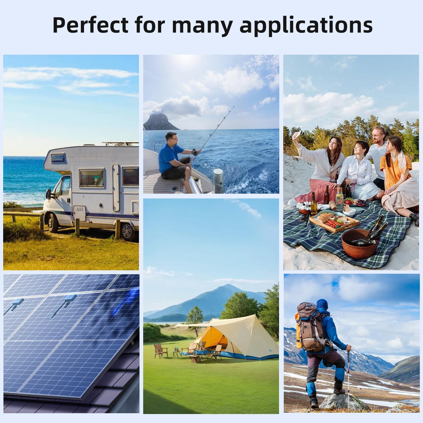 DATOUBOSS 12V 100Ah LiFePO4 Batterie, 1280Wh Lithium Akku mit Verbessertes 100A BMS, Max 15000 Tiefe Zyklen, Unterstützung in Serie/Parallelschaltung, für Wohnmobil, Solarpanel, Marine, Haushalt