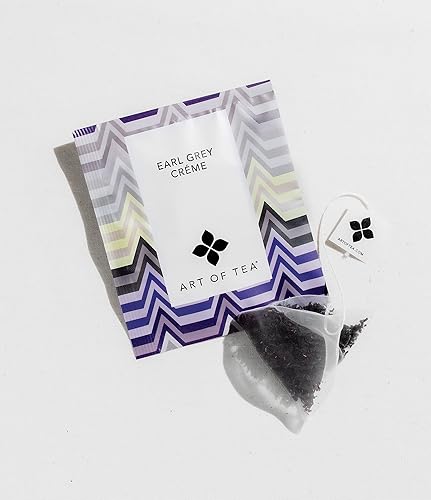 Vista 105 de Art of Tea Té orgánico Earl Grey Creme Lata de té artesanal de hojas sueltas de 2.5 onzas