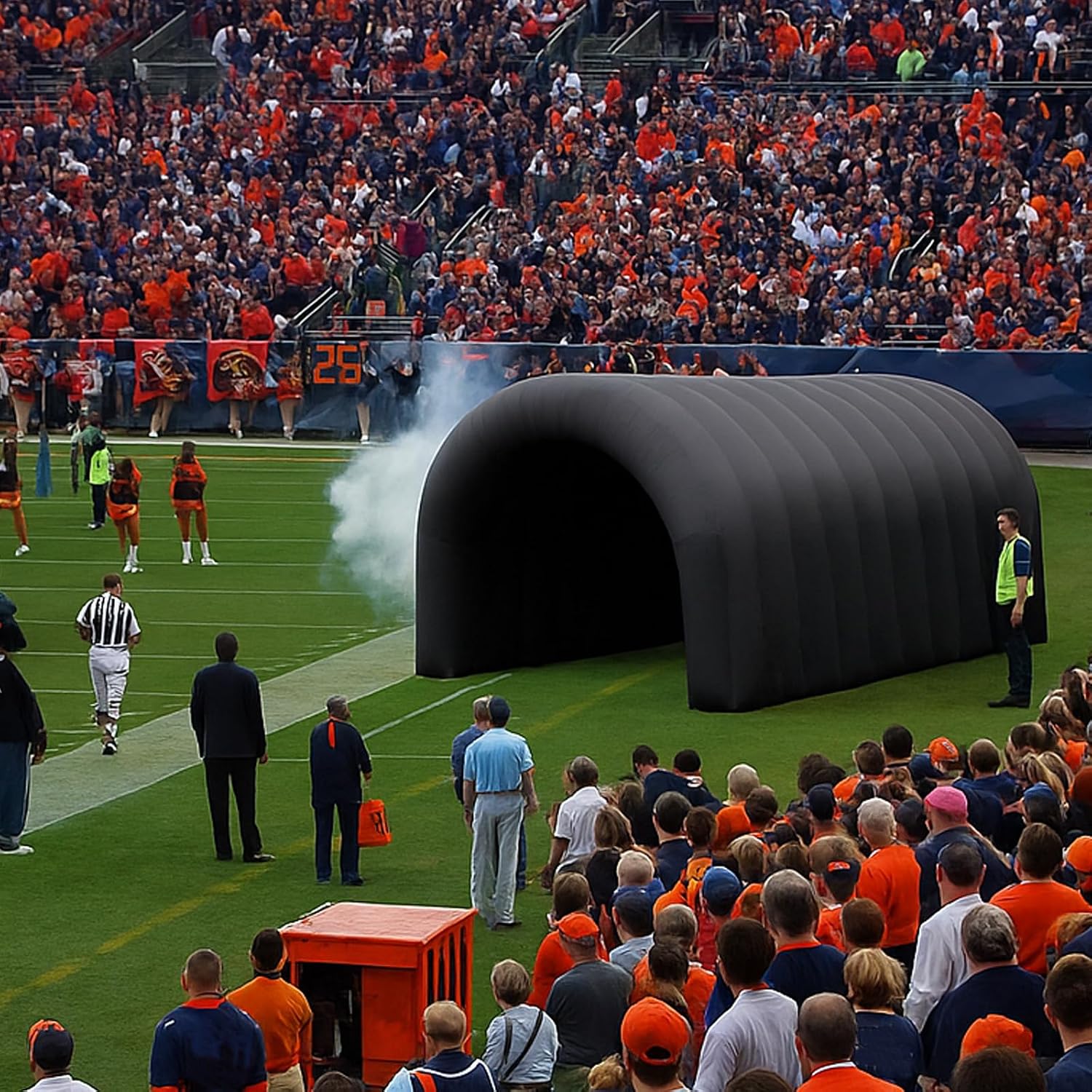23x10x10FT Quick Setup Inflatable Tunnel Arch - for Sports Games, Trade Shows & Promotions (Blower Included)
