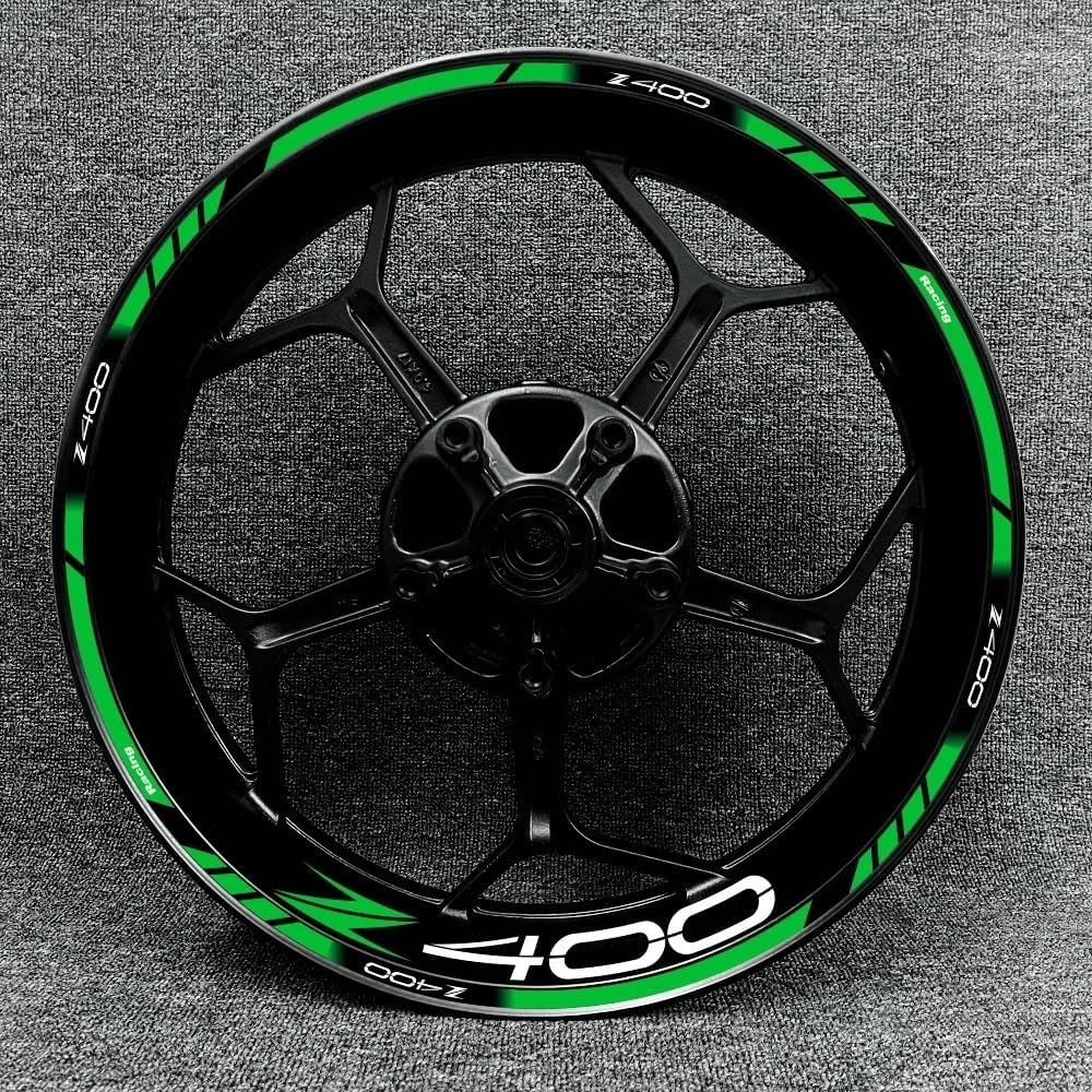 for for Z400 17 Inch Wheel Stickers Motorcycle Sticker Wheel Rim Decal(6)