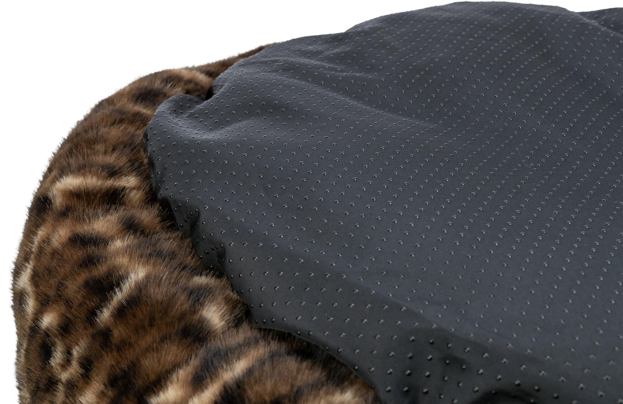 TRIXIE Letto per cani Leo, rotondo, morbido, marrone chiaro/marrone, Ø50 cm, comodo letto per cani con morbida fodera in peluche - 374241