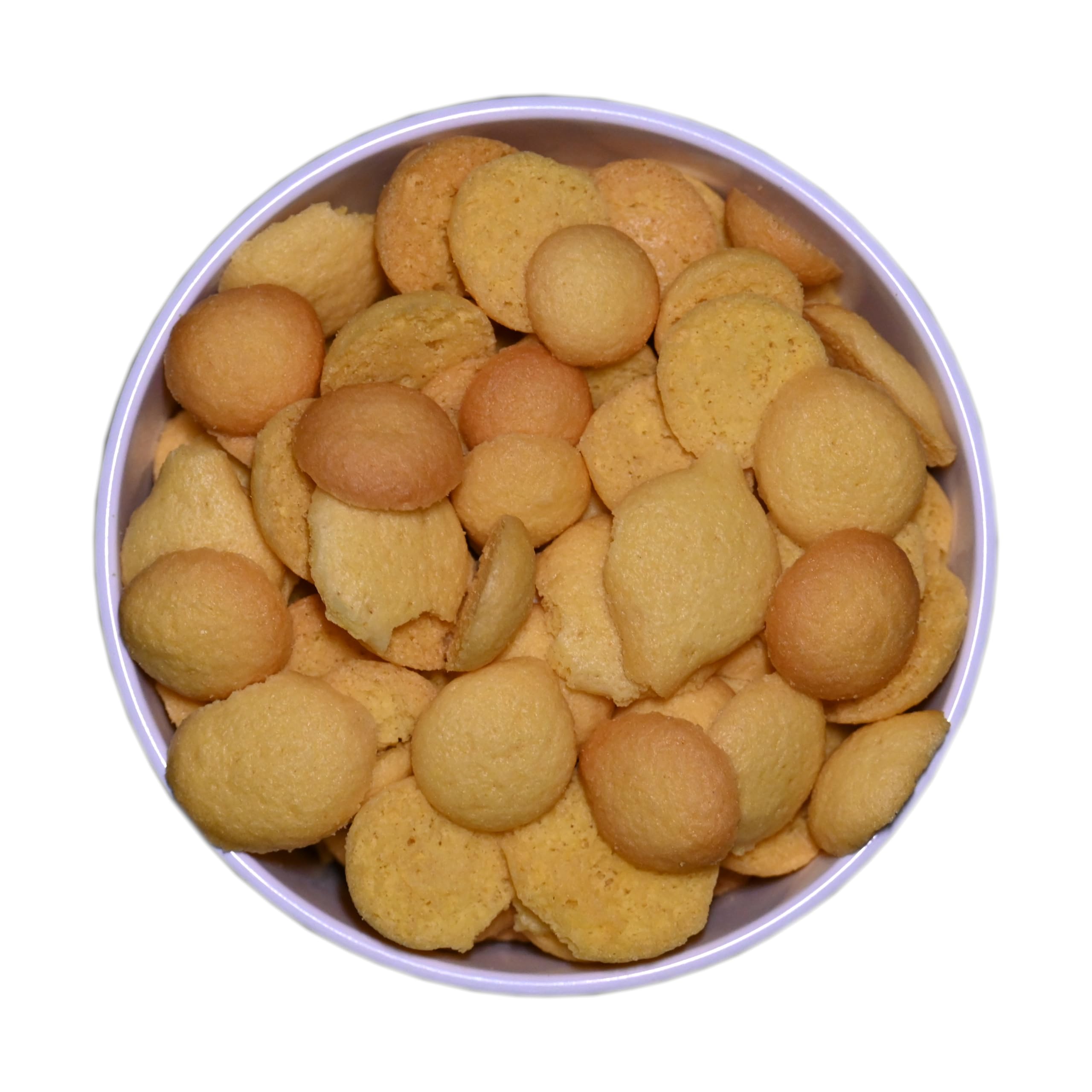 We Care Eco Products | Egg Drop Biscuts Mutta Biscuts Bean Biscuts Coin Biscut Button Biscu it Egg Biscut Baby Biscut | Kerala Special | Home made (500 gm) - Image 2 thumbnail