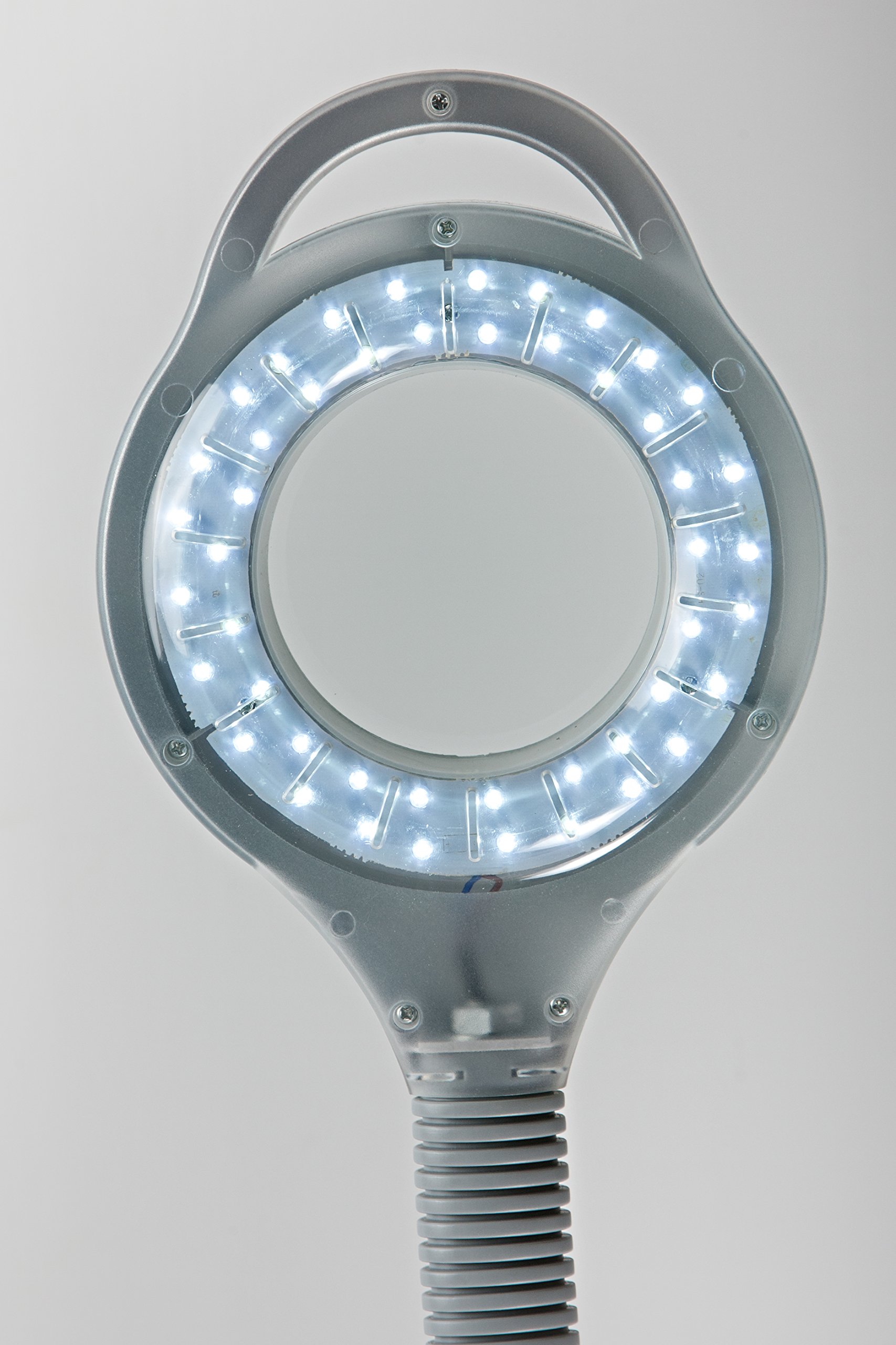 DOBY LAMPADA a LED CON LENTE D'INGRANDIMENTO 8 DIOTTRIE con STATIVO