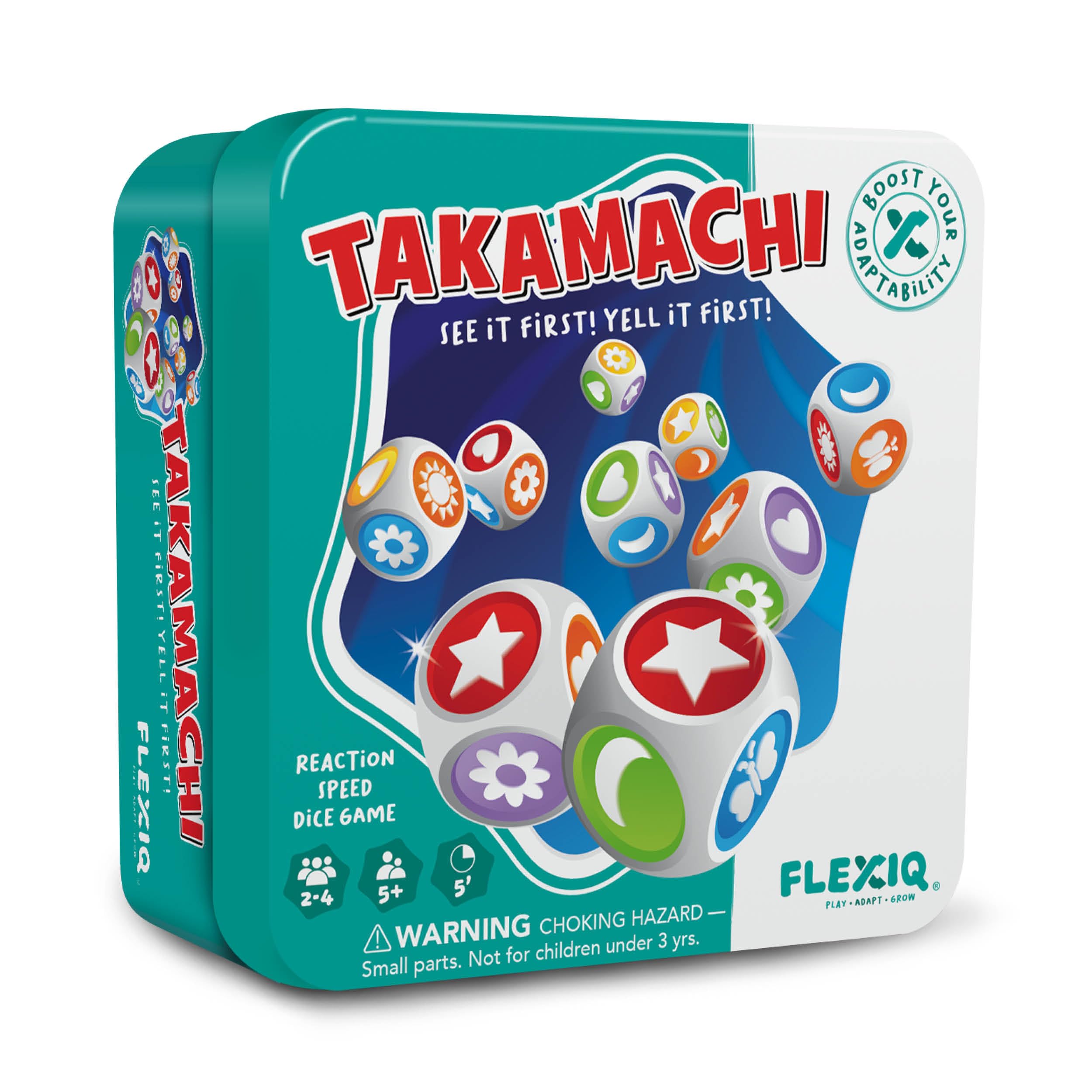 WHAT DO YOU MEME?Takamachi — The Fast Thinking Dice Game — Brain Teasers for Kids 5+, Kid Board Games, Family Game Night by FlexiQ