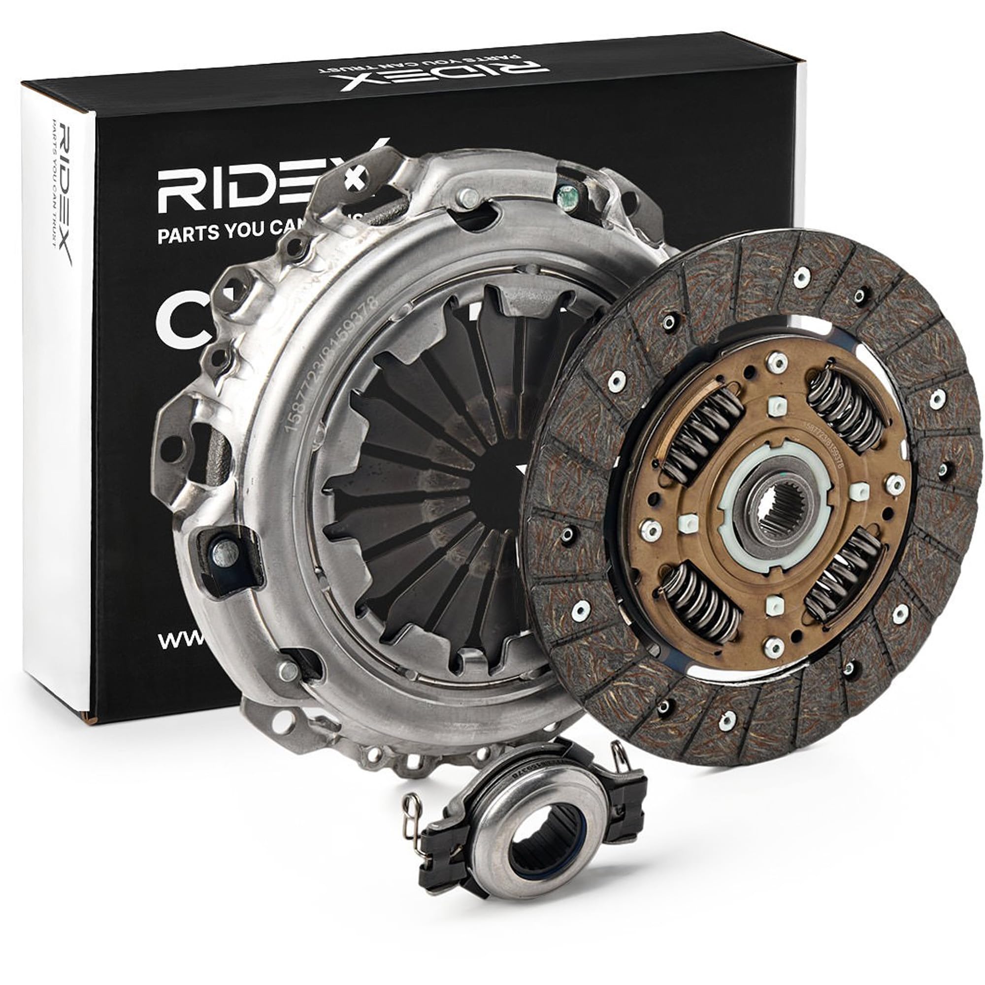 RIDEX 479C0002 Kit de embrague sin volante motor con apoyo Compatible con VW Lupo/Lupo 3L 6X1, 6E1