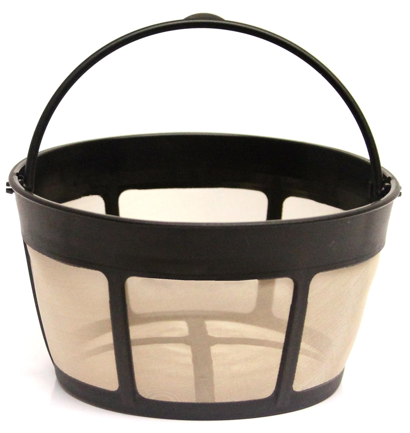 THE ORIGINAL GOLDTONE BRAND Reusable Basket-style 10-12 Cup Coffee Filter with Screen Bottom THE ORIGINAL GOLDTONE BRAND Reusable Basket-style 10-12 Cup Coffee Filter with Screen Bottom