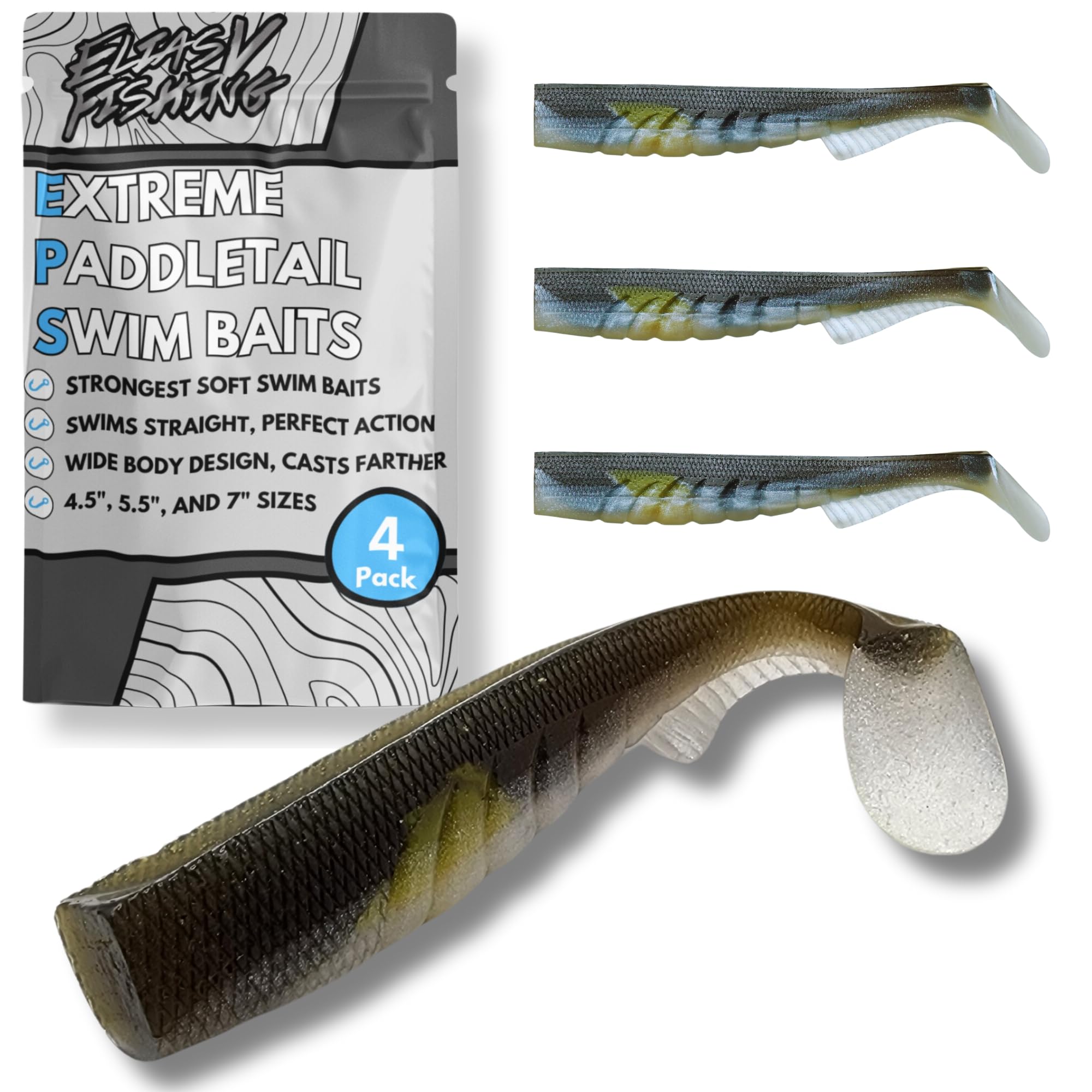 Striped Bass Best Paddle Tail Swimbaits Saltwater Extreme Paddle