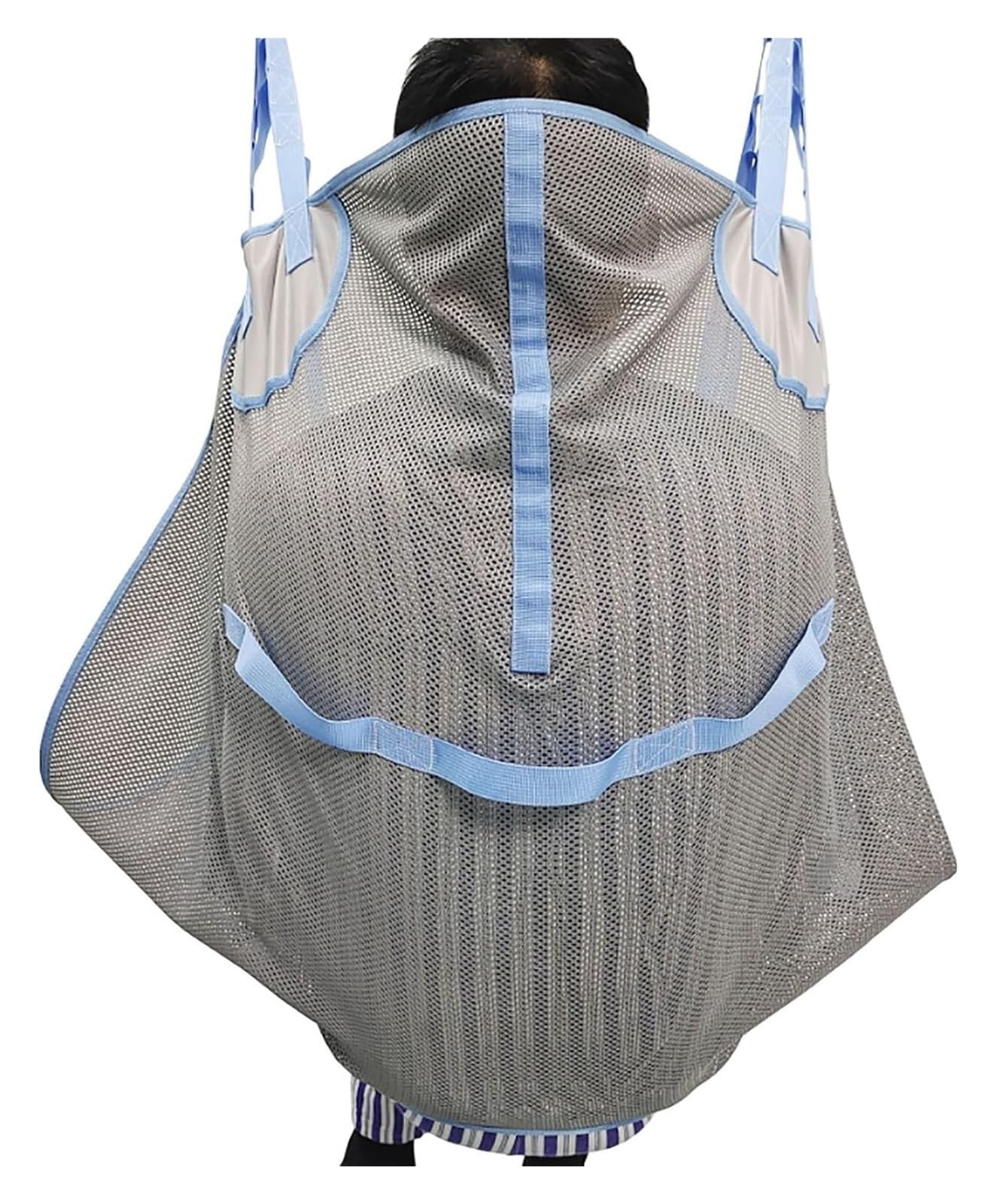 Eslinga de ducha，Traslado de paciente， Arnés for inodoro con diseño de orificios de capacidad, malla transpirable con agarre direccional for transferencia de pacientes(Medium)