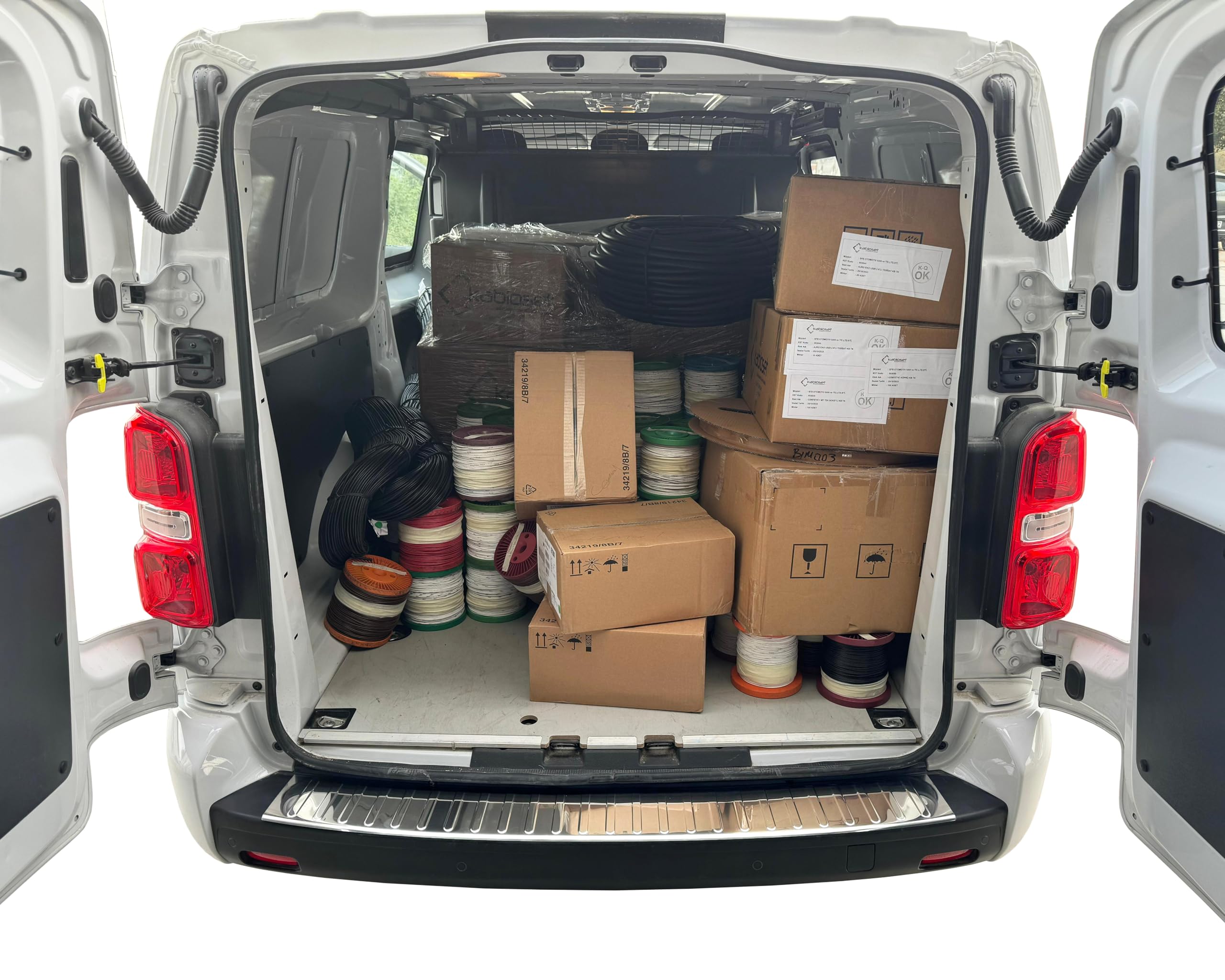 RECAMBO | Protector de Parachoques Trasero | Compatible con Toyota ProAce | a Partir de 2016 | Acero Inoxidable Cromado | Protección Borde de Carga