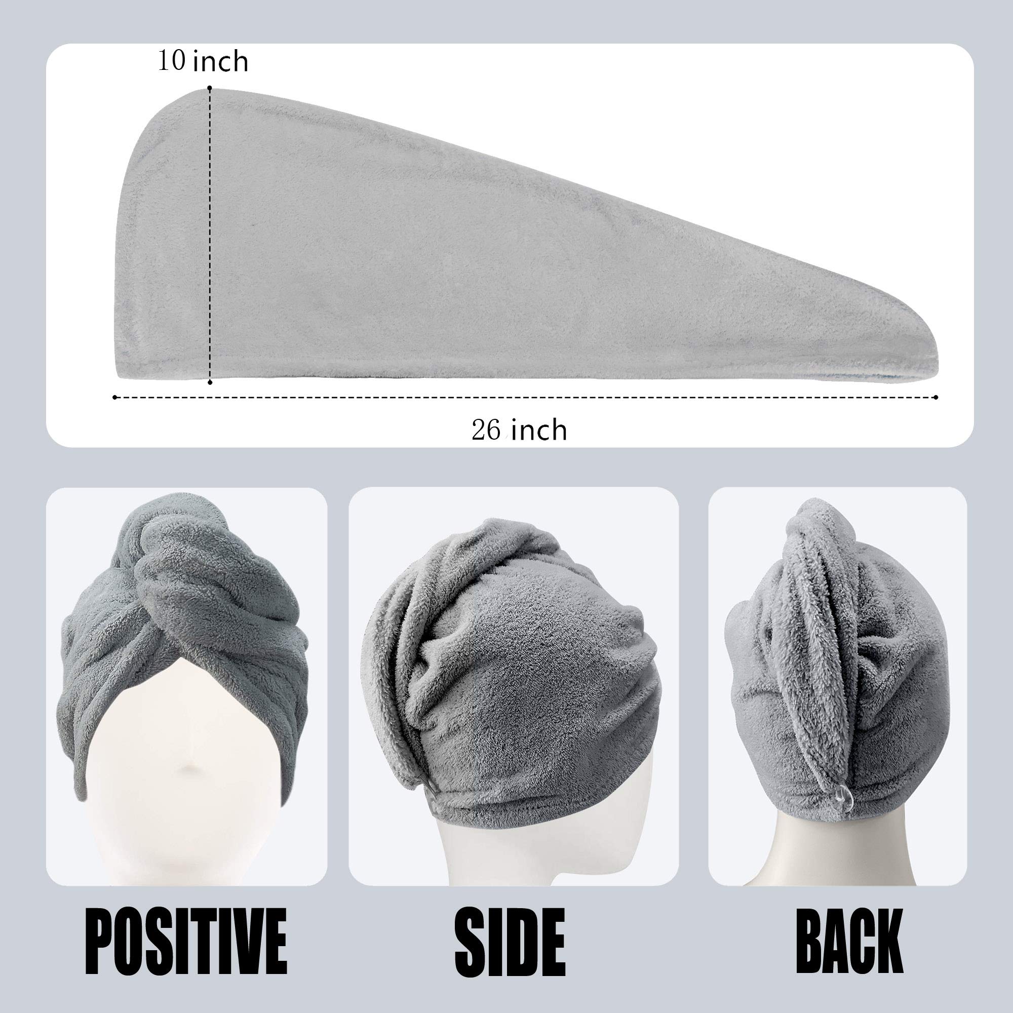 DAVELEN Einweg-Haarhandtücher Für Frauen – 100 Stück, Super Saugfähig, 81,3 X 40,6 Cm