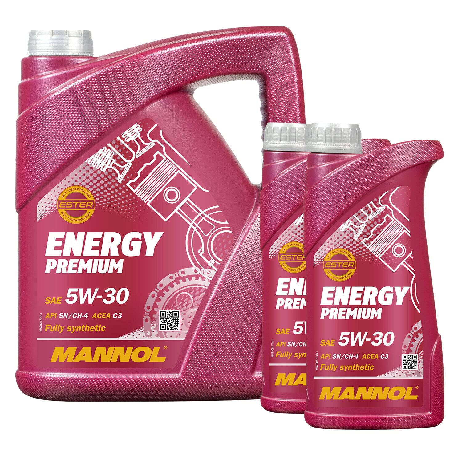 5+2 (7 Liter) MANNOL 7908 Energy Premium 5W-30 Motoröl 229.51 229.52 229.31 505.01