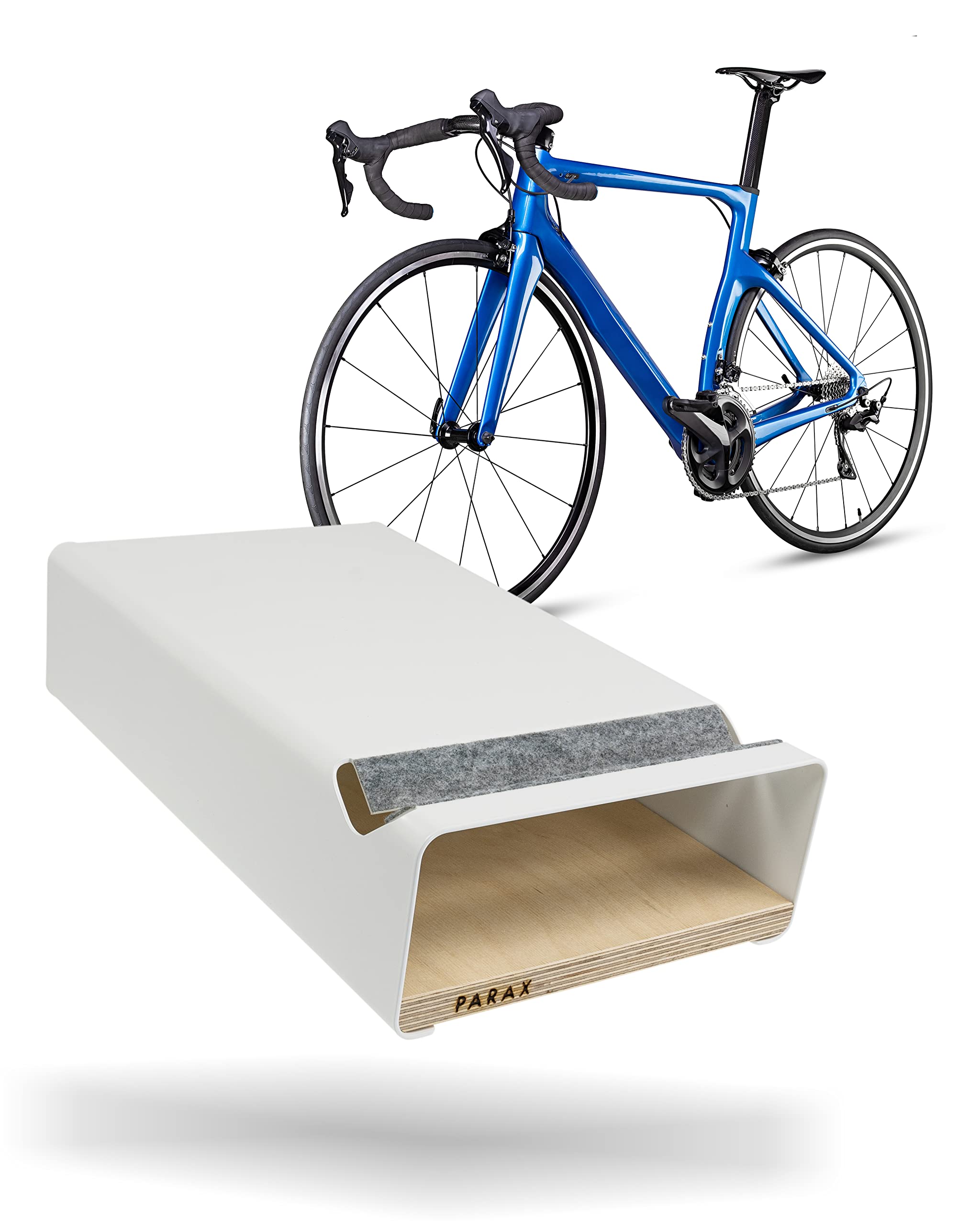 PARAX / Wall Mounted Bike Rack / Bicycle Wall Mount / Made in Germany - S-RACK Black / High Quality Indoor Storage for Road Bike Hardtail City Bike Touring Bike - Various Shelves — image 1
