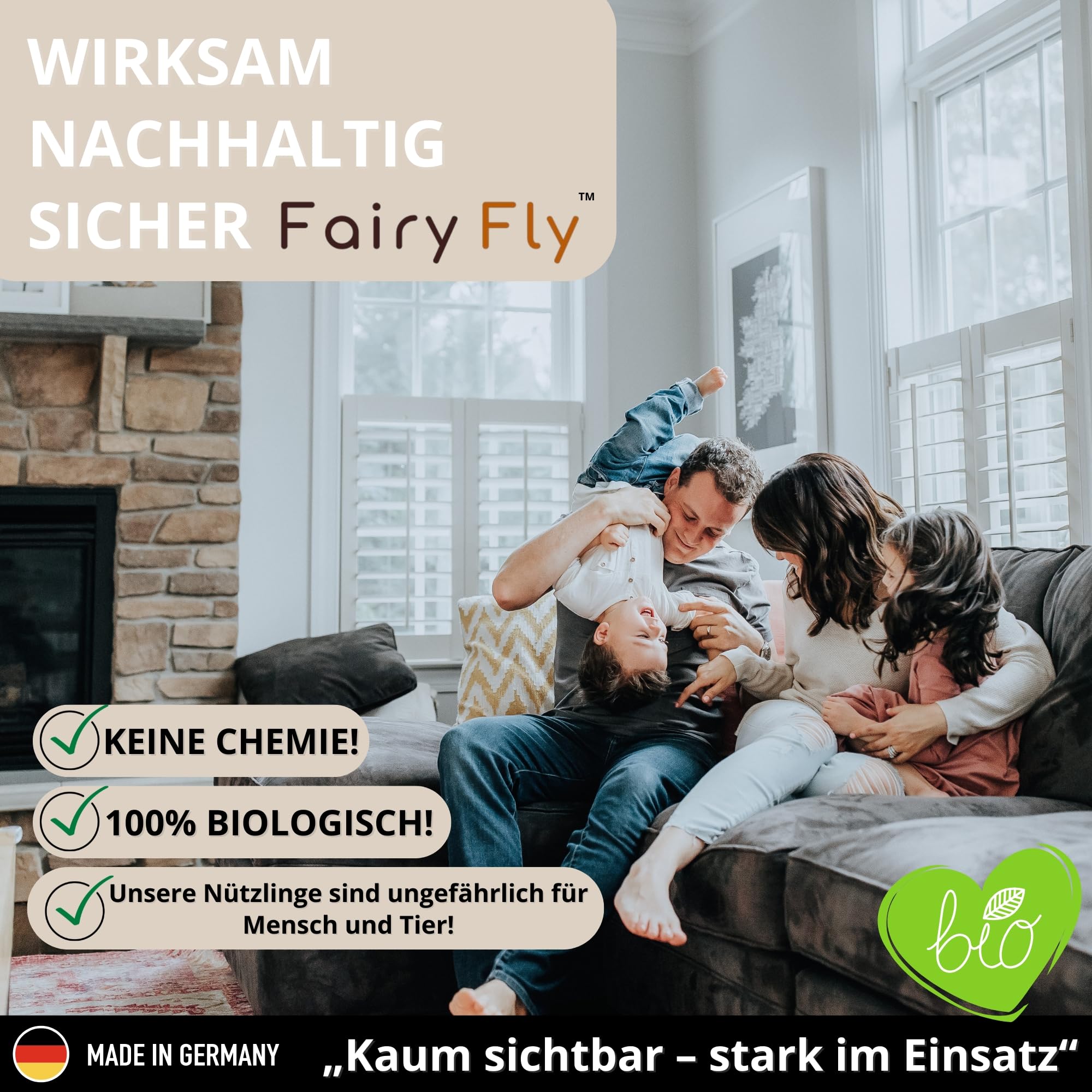Schlupfwespen gegen Kleidermotten – 100 % Natürliche Schädlingsbekämpfung ohne Chemie | Nützlinge Gegen Motten & Larven im Kleiderschrank (12 Karte x 4 Lieferungen)