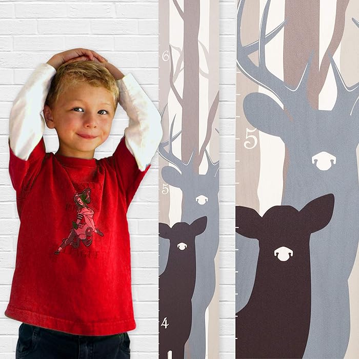 Buy Nature Themed Wooden Growth Charts Wood Height Chart For Boys 