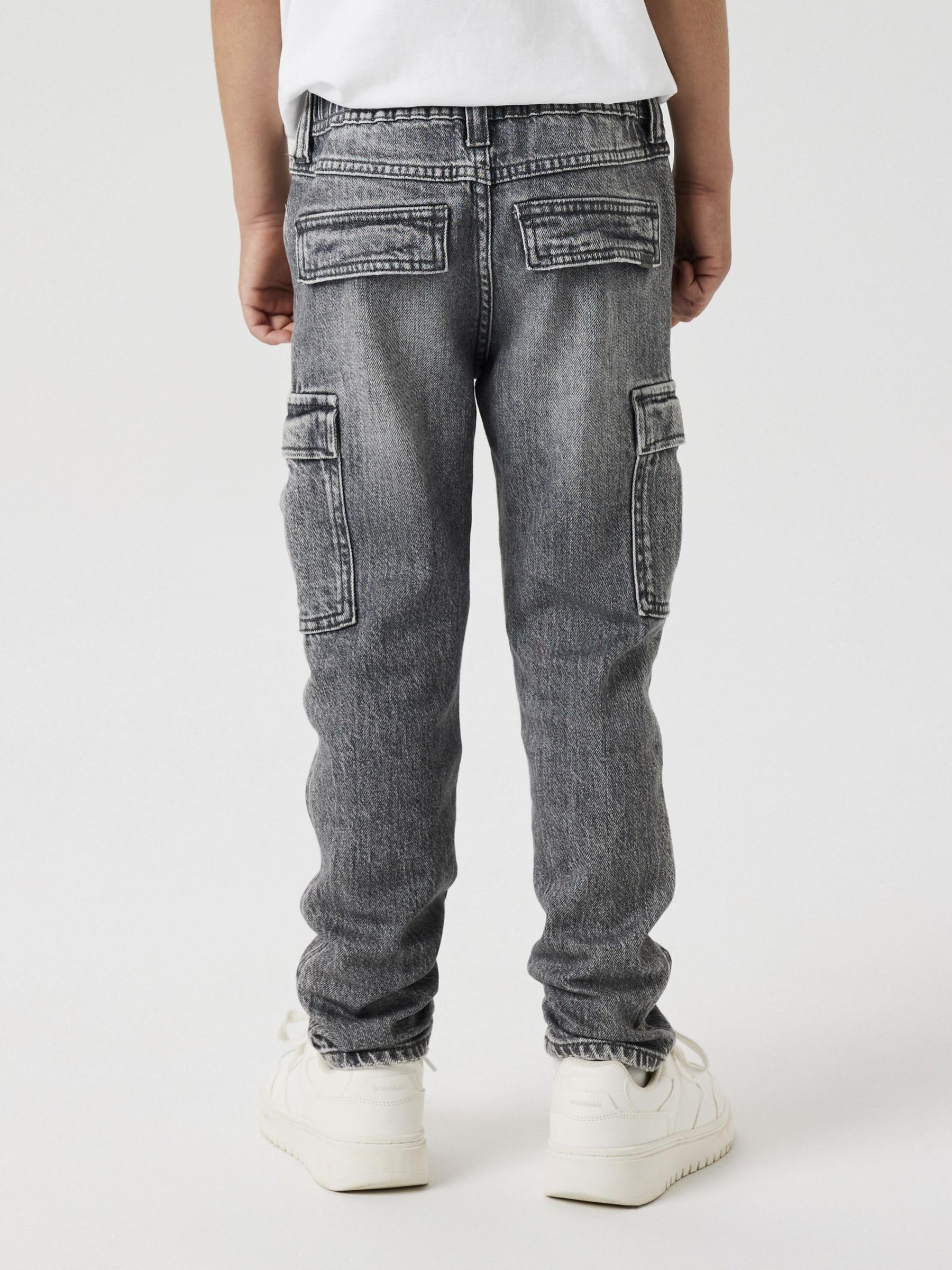 NAME IT Boy Jeans Cargo - Nkmsilas Tap 6650-Az Noos Jean Cargo - Classique - Garçon