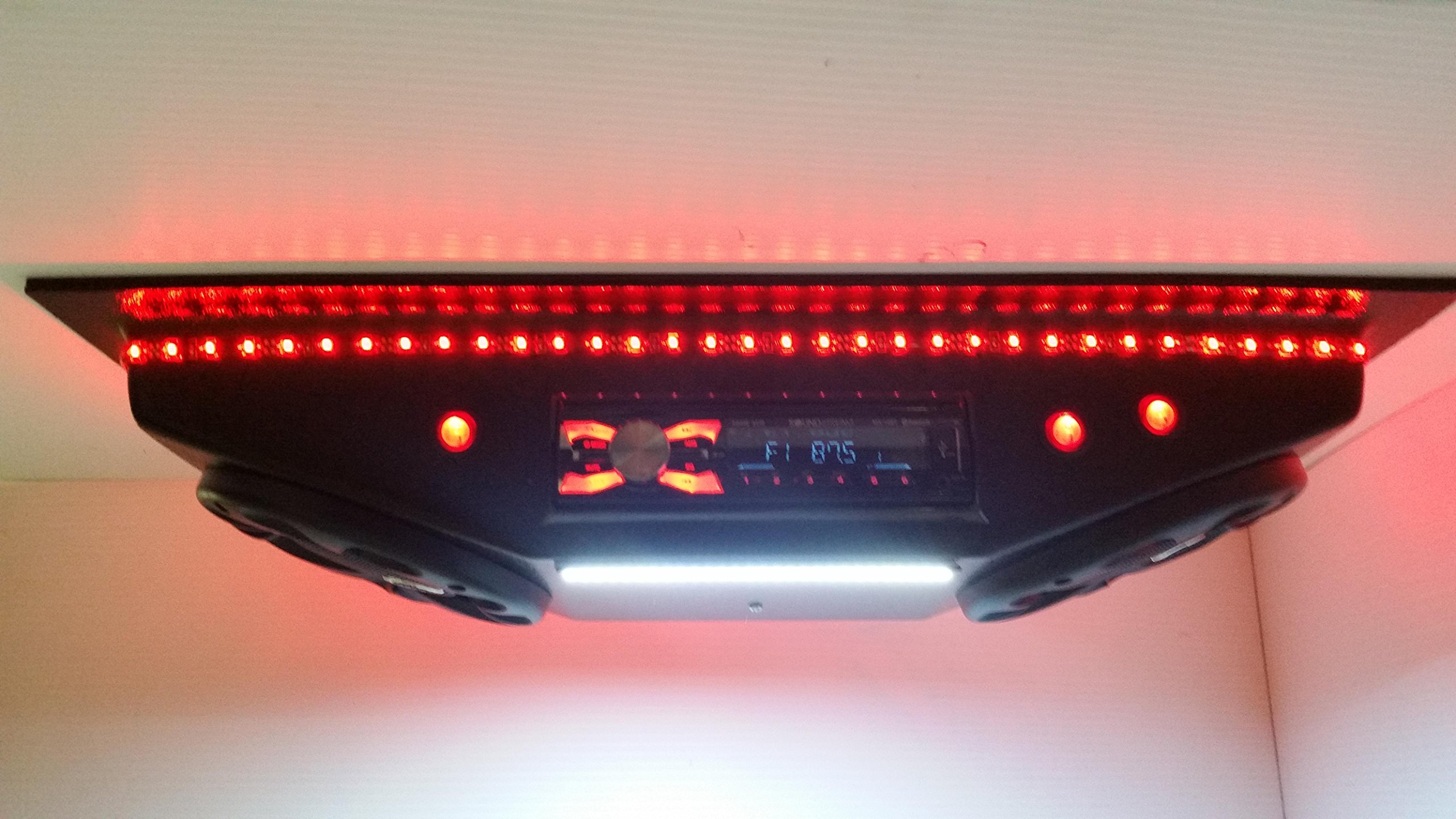 Custom Golf Cart Radio UTV Overhead Stereo Console with Bluetooth