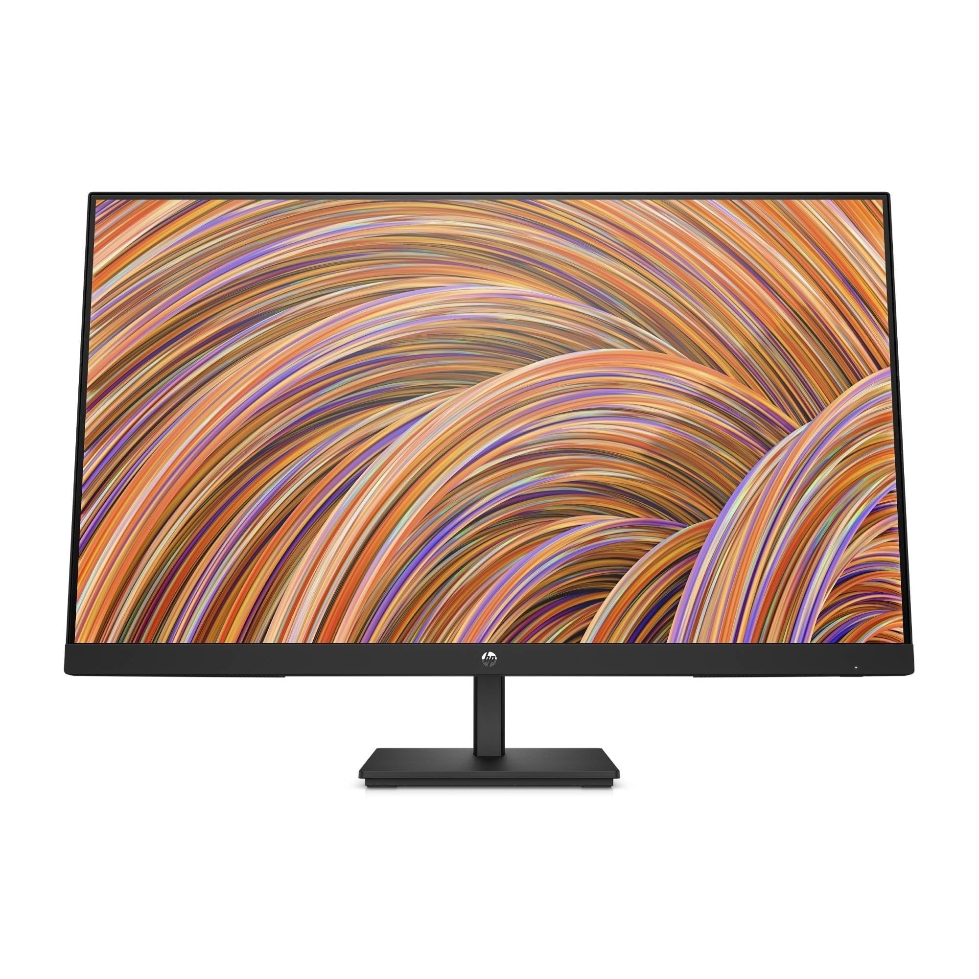 HP V27i G5 Monitor da 27 Pollici, FHD, 16:9, Antiriflesso, Pannello IPS da 75Hz, Tempo Risposta 5 ms, Inclinabile, VESA 10x10 cm, AMD FreeSync, 250 Nits, Low Blue Light, Nero