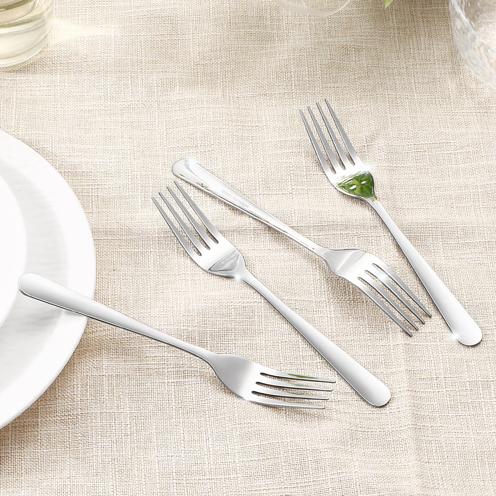 Dinner Forks, 24-Piece Stainless Steel Forks Set, 7.1 Inch Silverware Forks — Amazon image 6