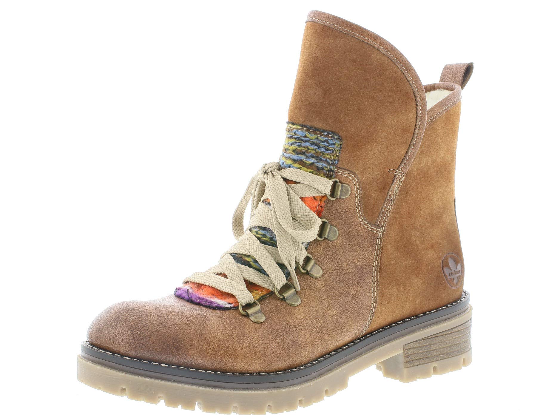 RiekerWomens 70733-22 Nuss-antik/Orange-multi Boot - 41