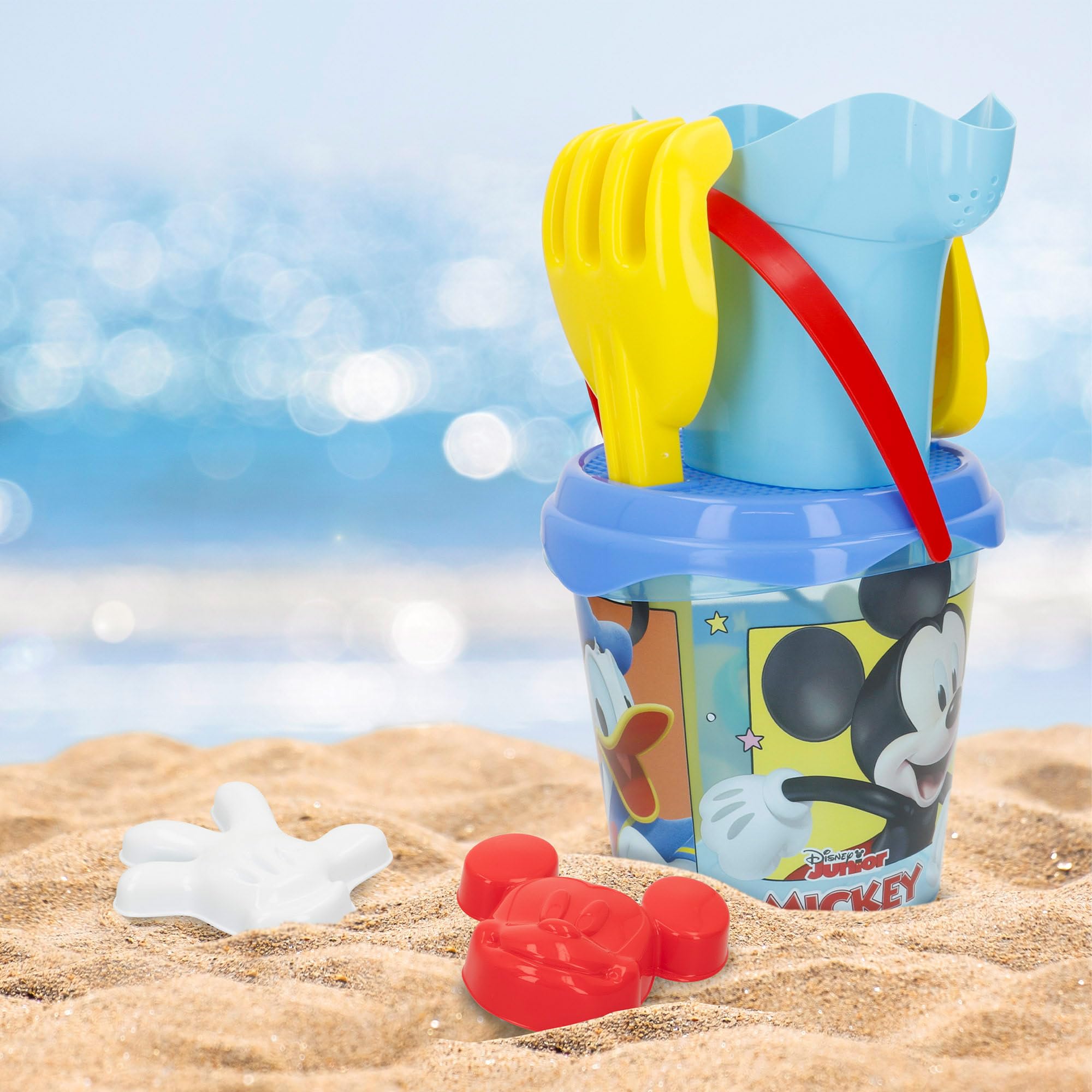 ColorBaby 49271 Set De Plage 8 Pièces Avec Sac - Seau, Pelle, Râteau, Arrosoir, Moules - Dès 18 Mois ColorBaby 49271 Set De Plage 8 Pièces Avec Sac - Seau, Pelle, Râteau, Arrosoir, Moules - Dès 18 Mois