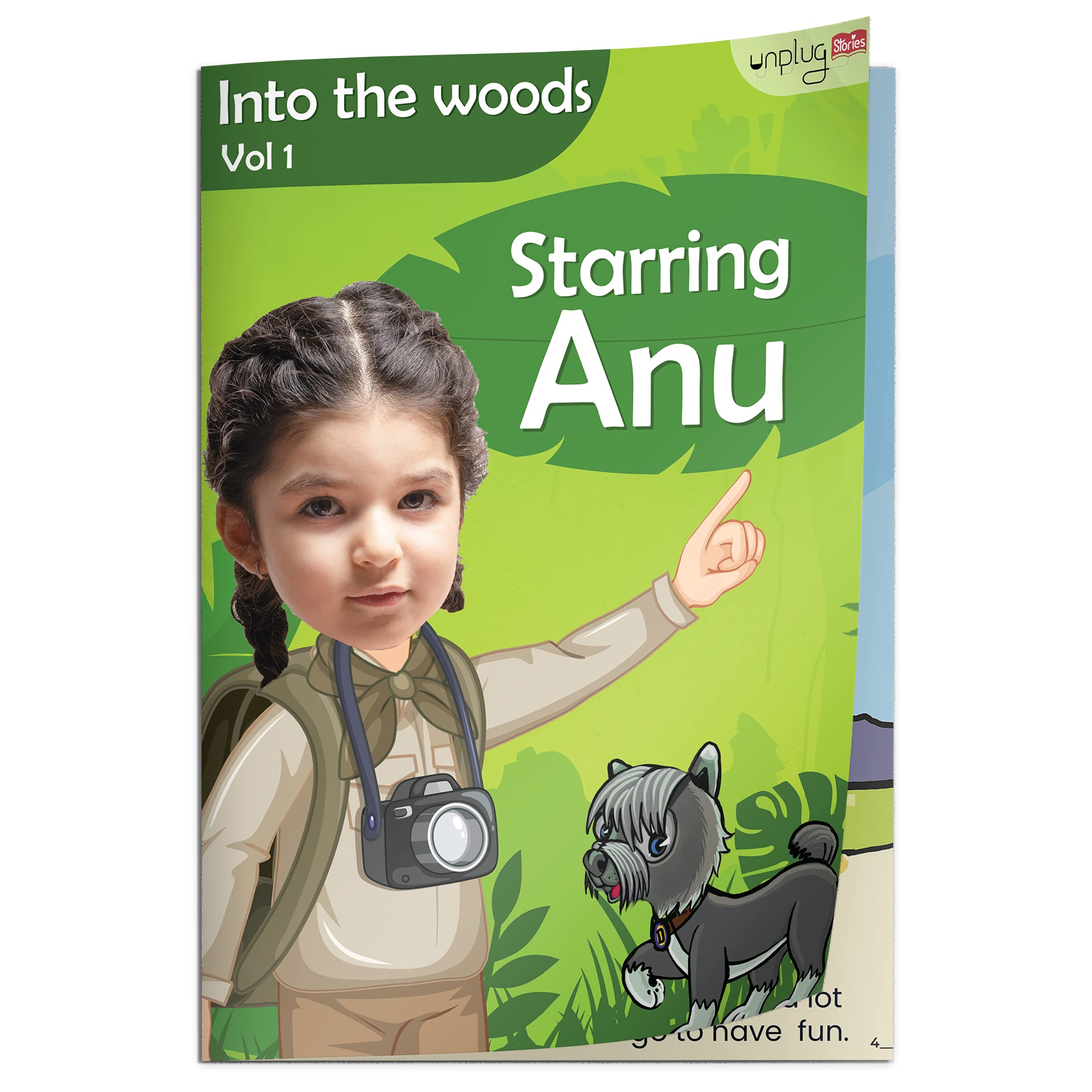 Unplug Stories: Personalized Books with your kid as main character. Into the Woods (Vol 1)