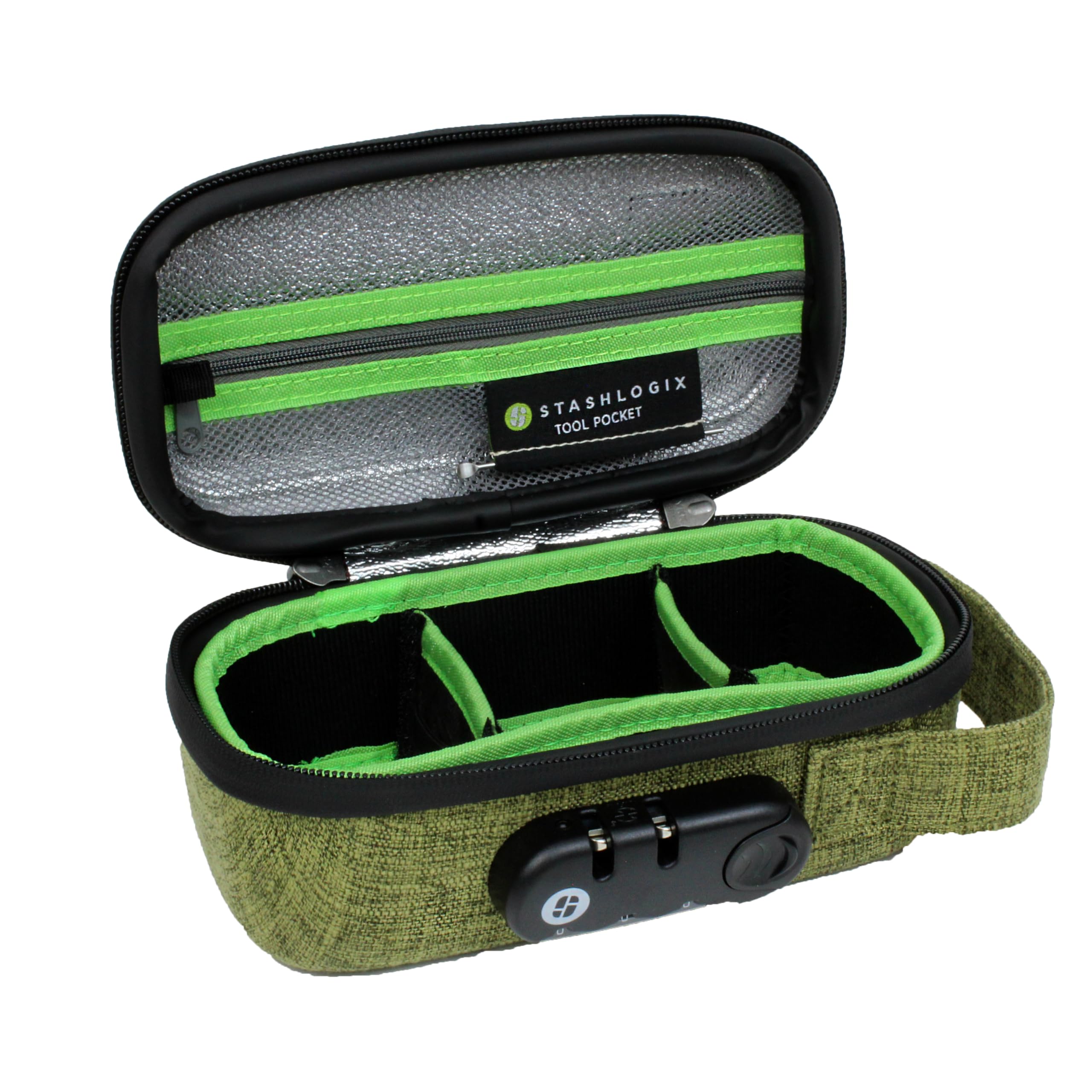 STASHLOGIX SMELL CONTROL BAG with Combination Lock Smell Free