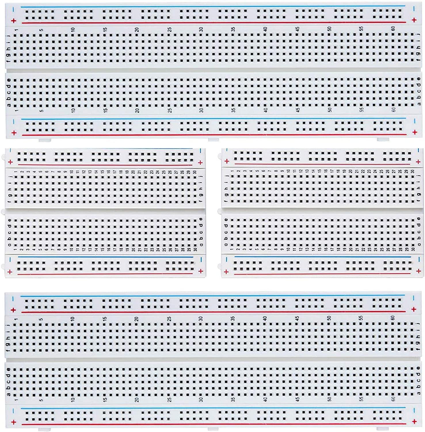 Electrobot 2x 830 Point + 2x 400 Point 4 Pcs Solderless Breadboard Kit (B0B7RYLX7P) Amazon Price History, Amazon Price Tracker