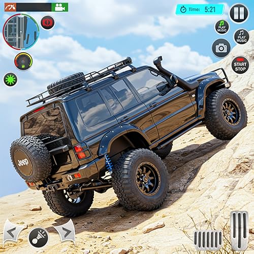 Real Open World Off-Road Car Driving Simulator Games - 4x4 Mania SUV Jeep Mud Mountain Racing Hill Challenge Ultimate Adventure Game