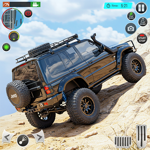 Real Open World Off-Road Jeep Driving Simulator Games